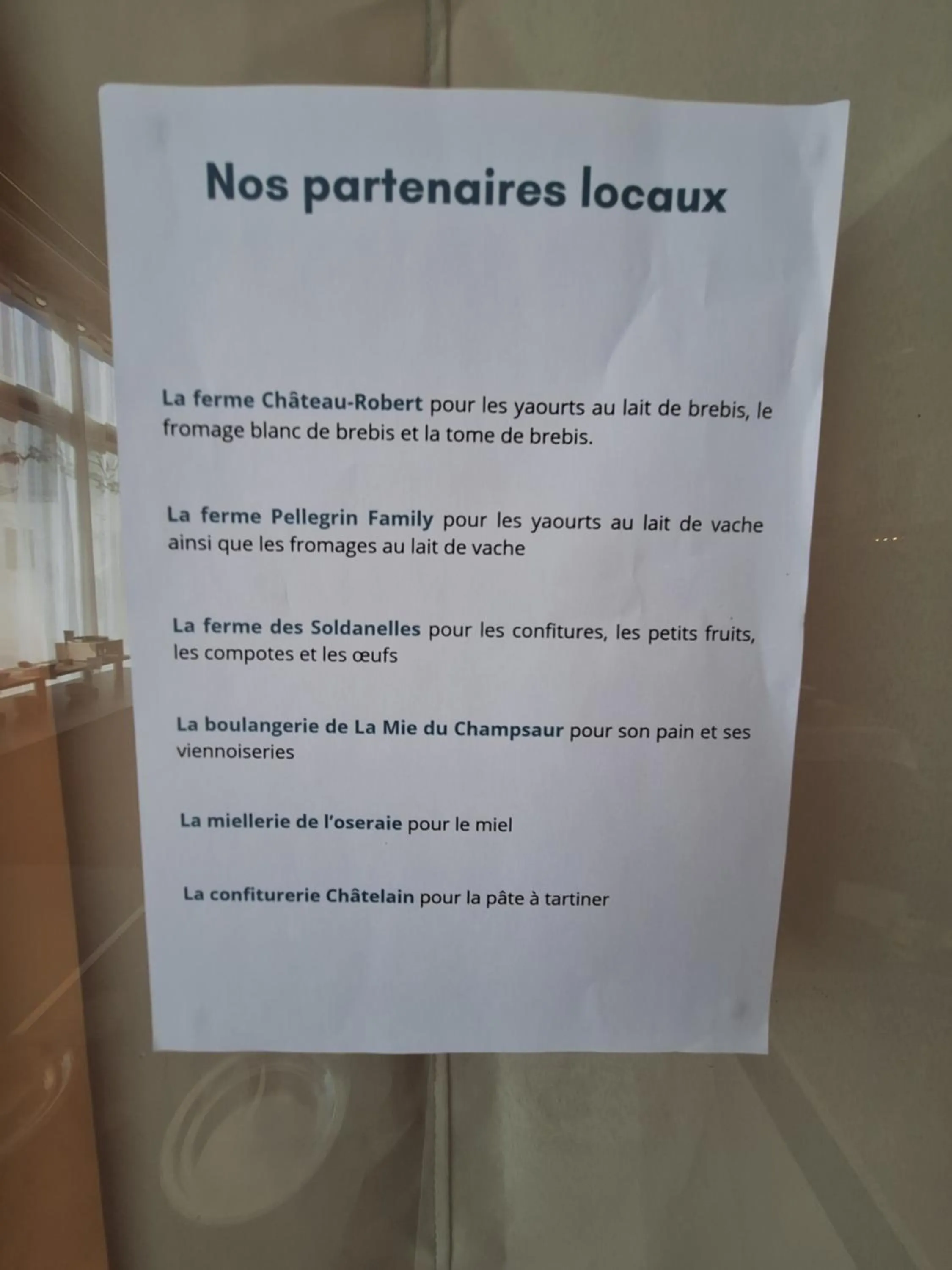 Breakfast in Hotel Le Connetable