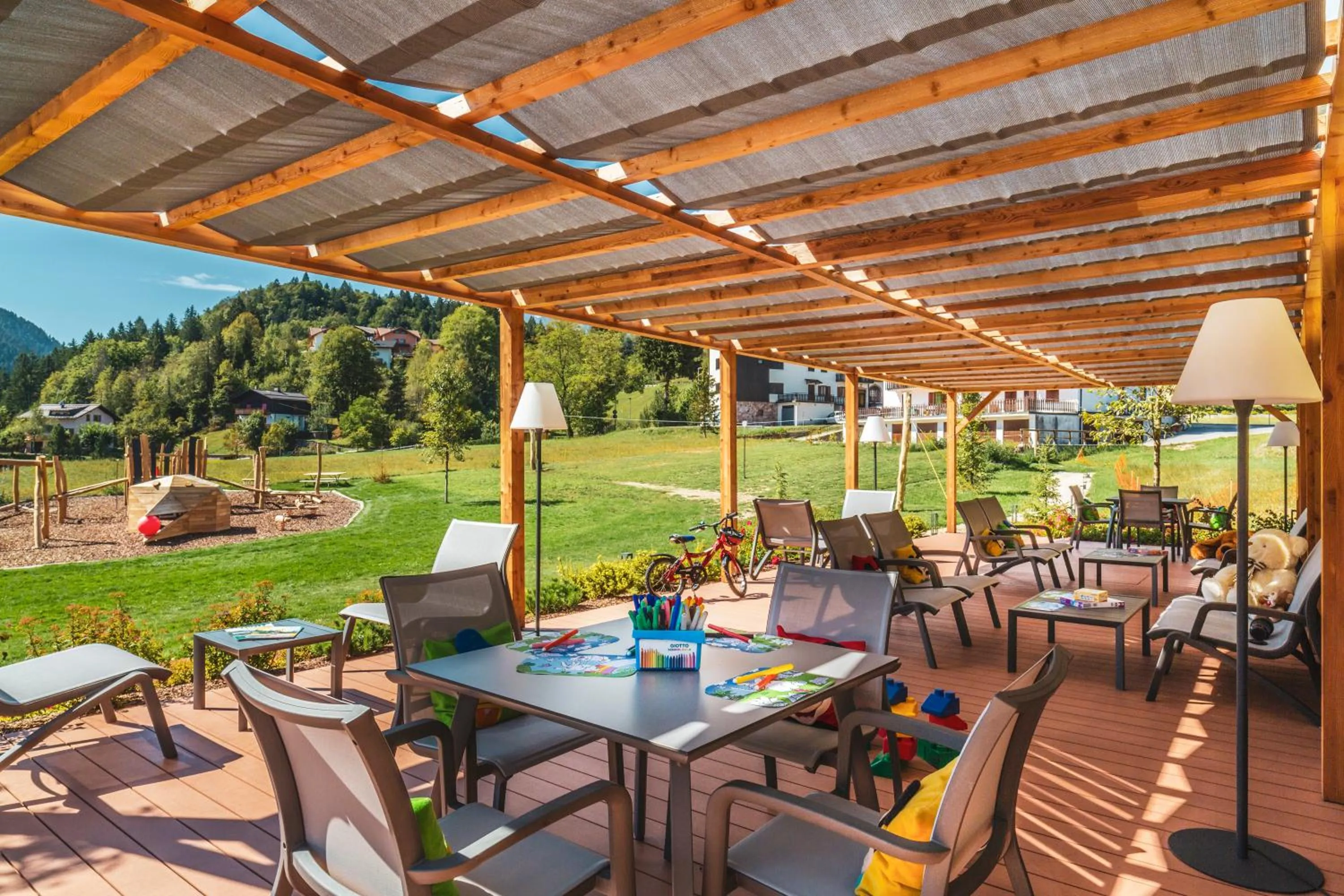 Balcony/Terrace in Family Hotel Serena
