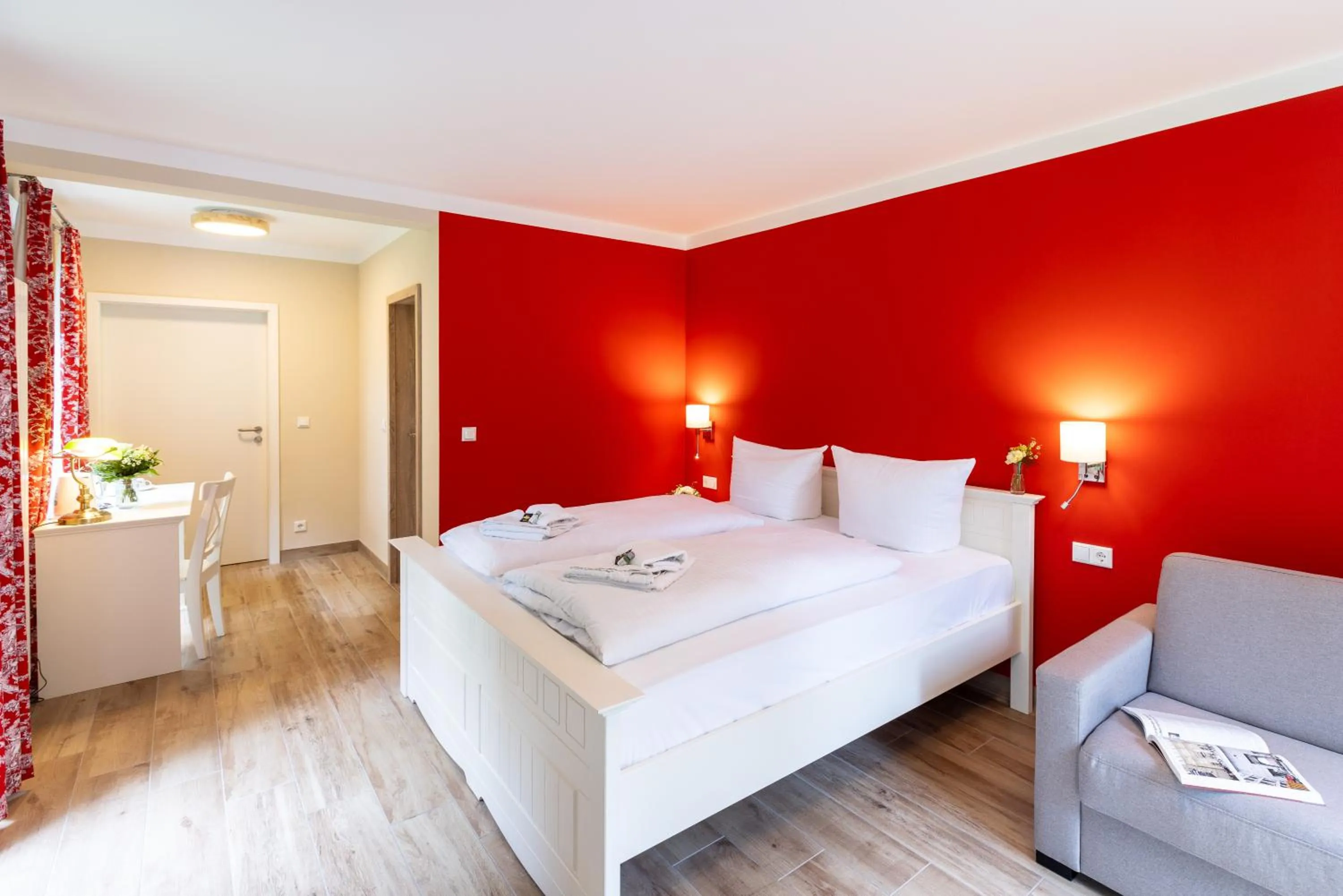 Bed in Café Wildau Hotel & Restaurant am Werbellinsee