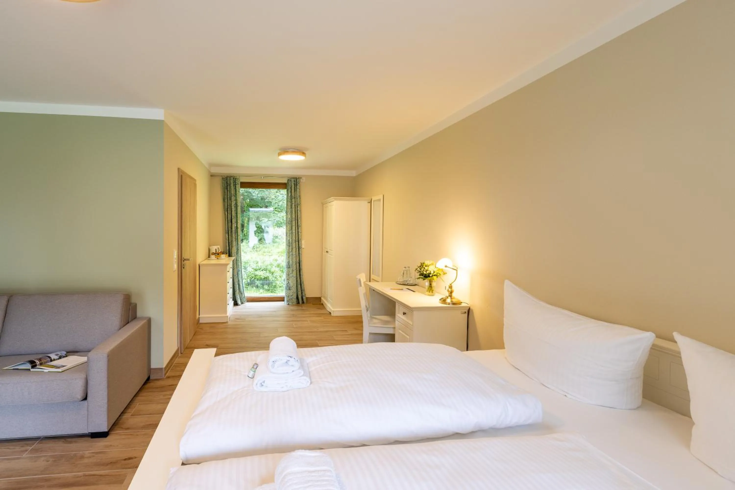 Bed in Café Wildau Hotel & Restaurant am Werbellinsee