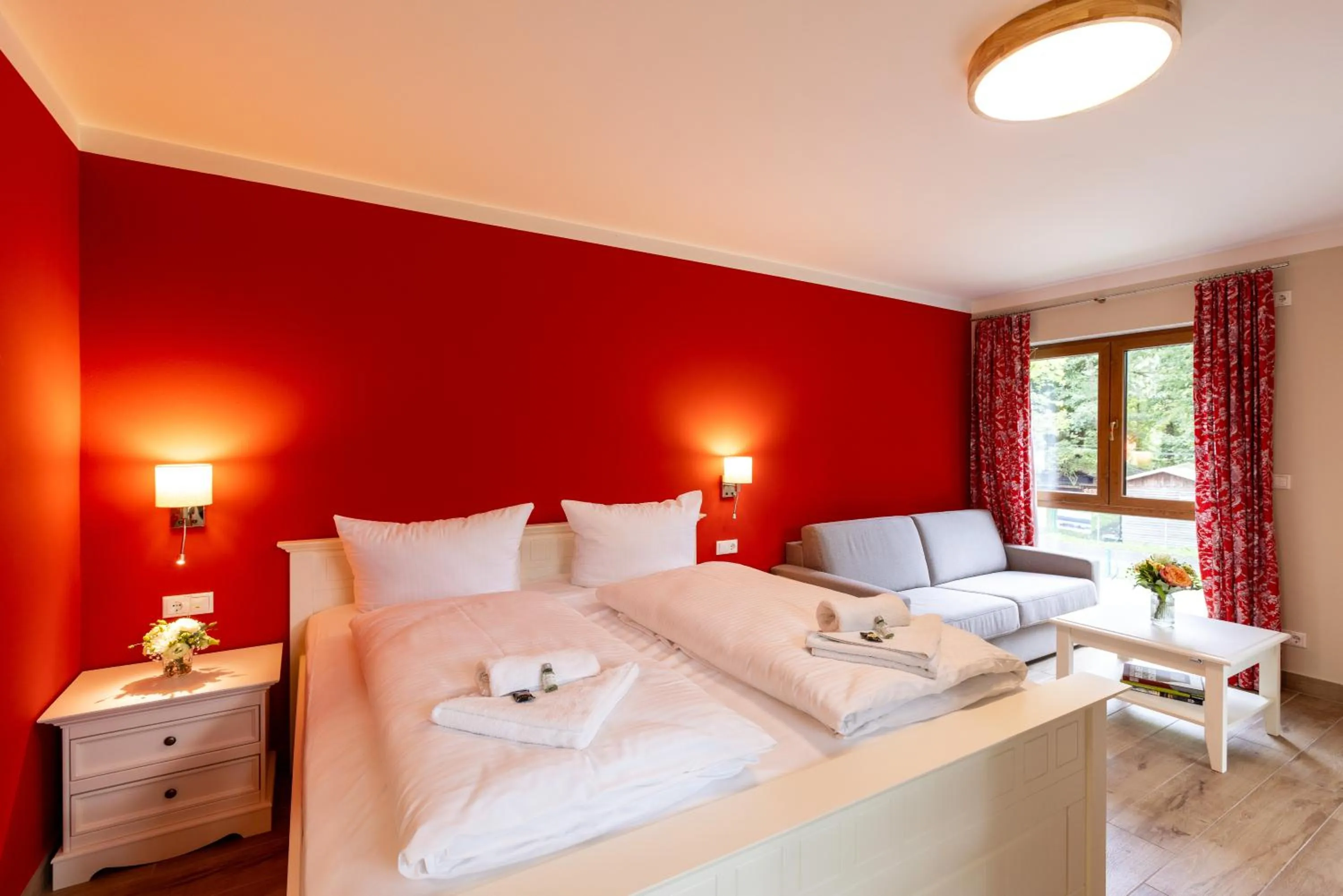 Bed in Café Wildau Hotel & Restaurant am Werbellinsee