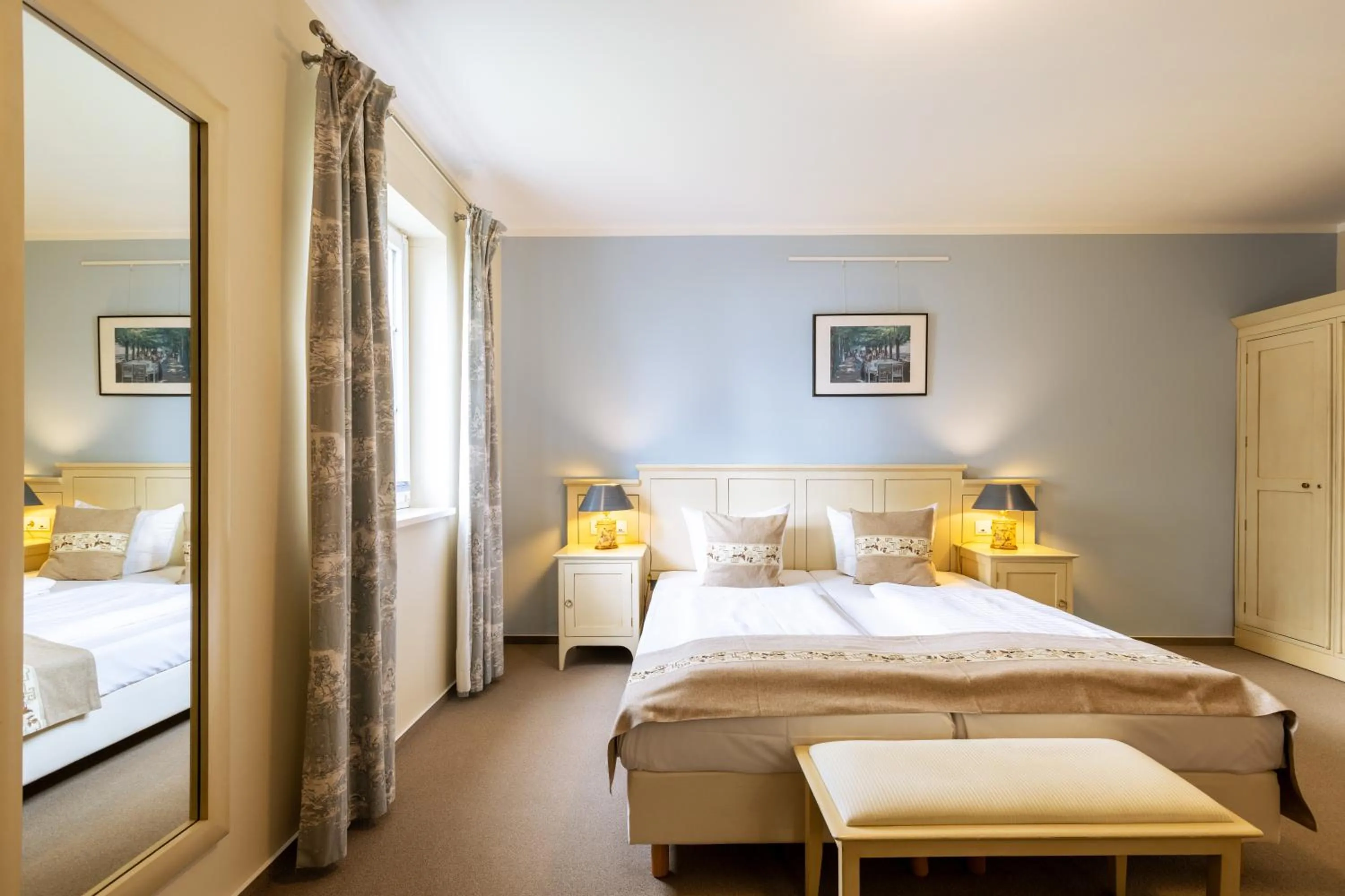 Bed in Café Wildau Hotel & Restaurant am Werbellinsee