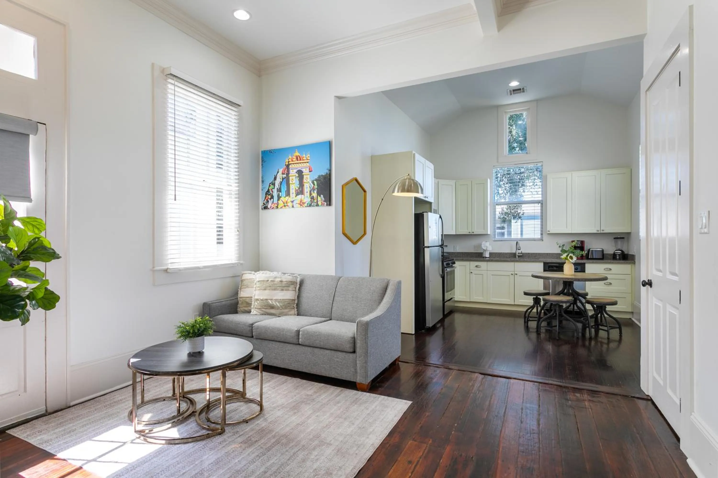 Living room in Charming 2BR on Carondelet by Hosteeva