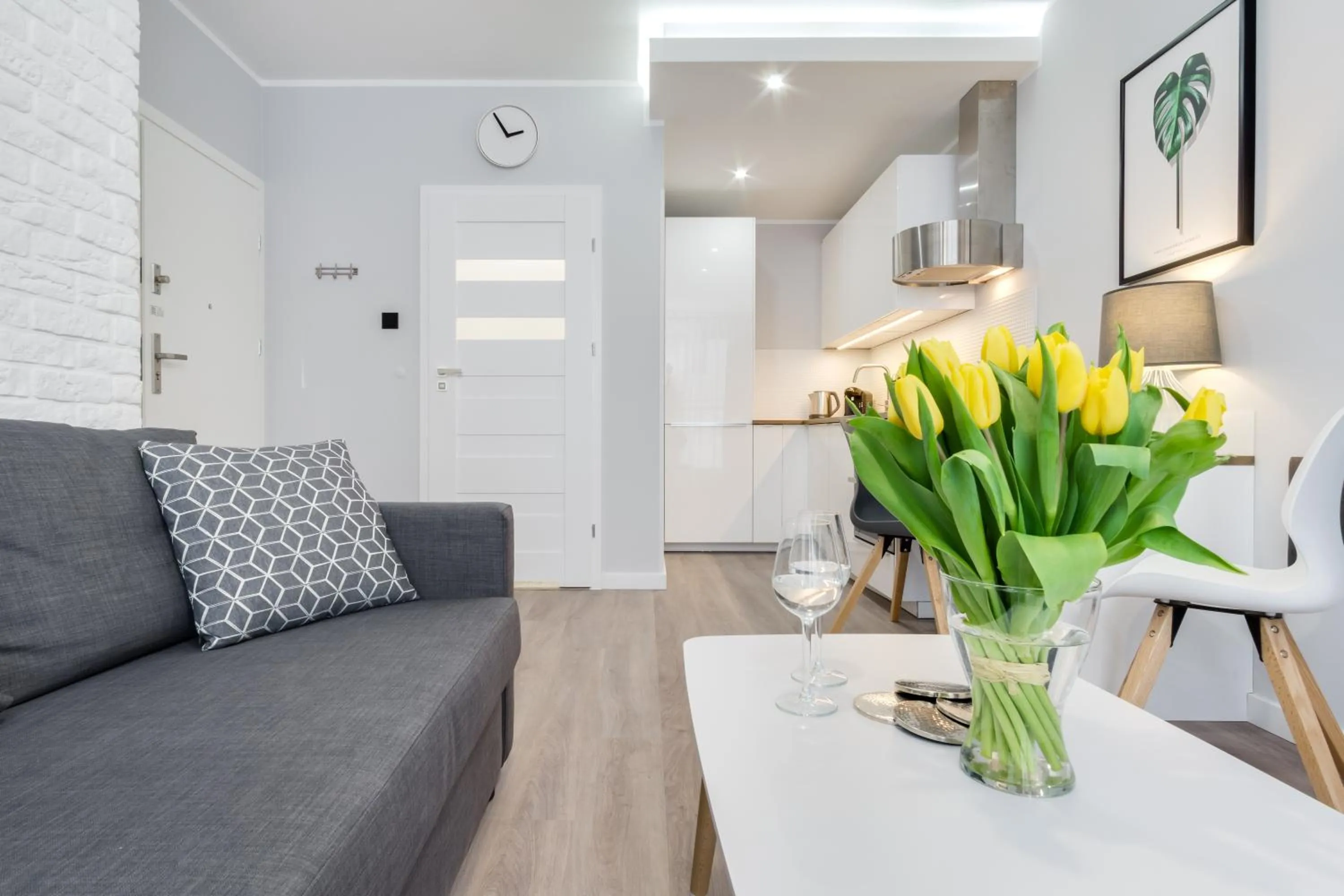 Kitchen or kitchenette in Elite Apartments SPA Zone