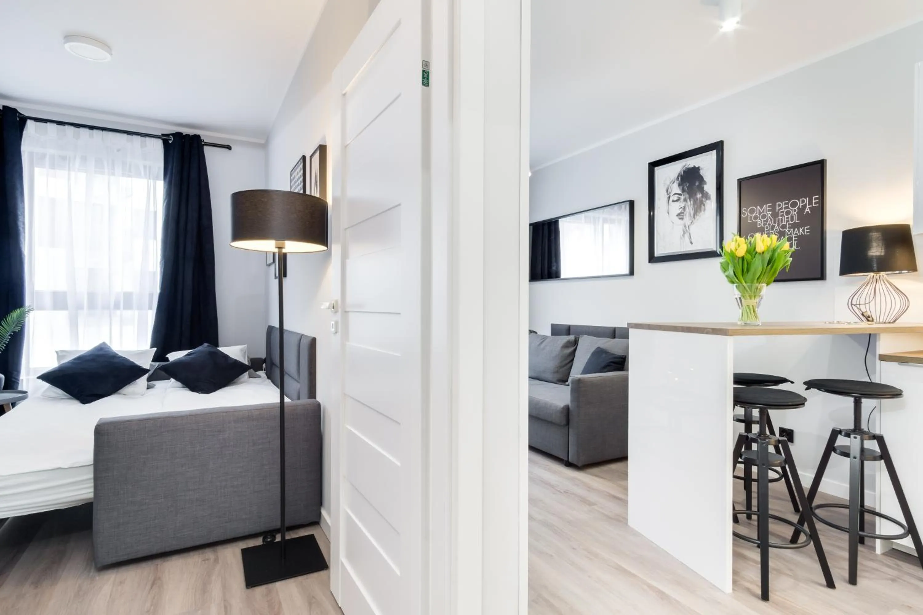 Bed in Elite Apartments SPA Zone