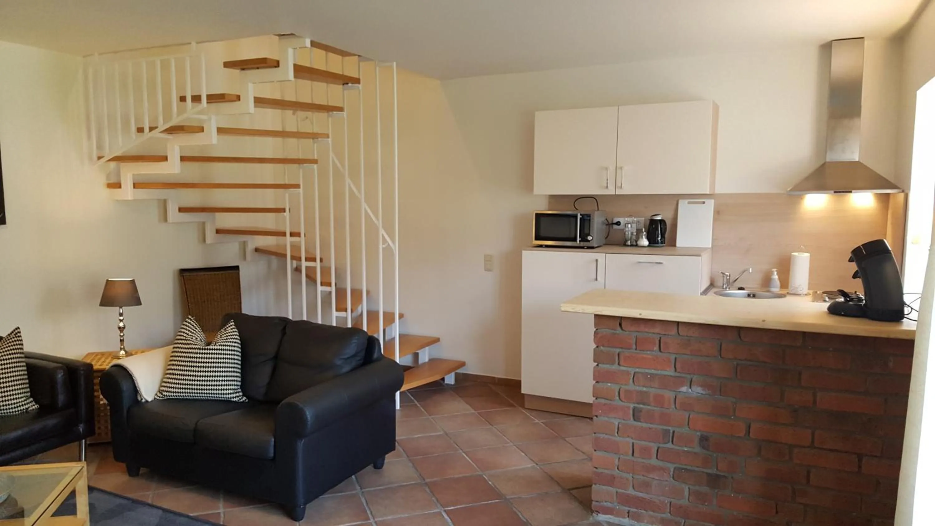 Kitchen or kitchenette in Landhotel Linden am Venekotensee