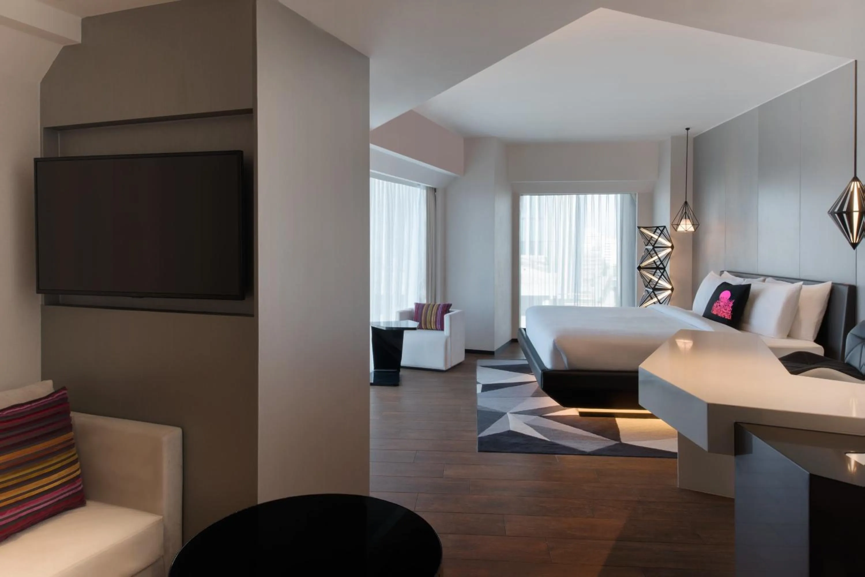 Photo of the whole room, Bed in W Amman Hotel