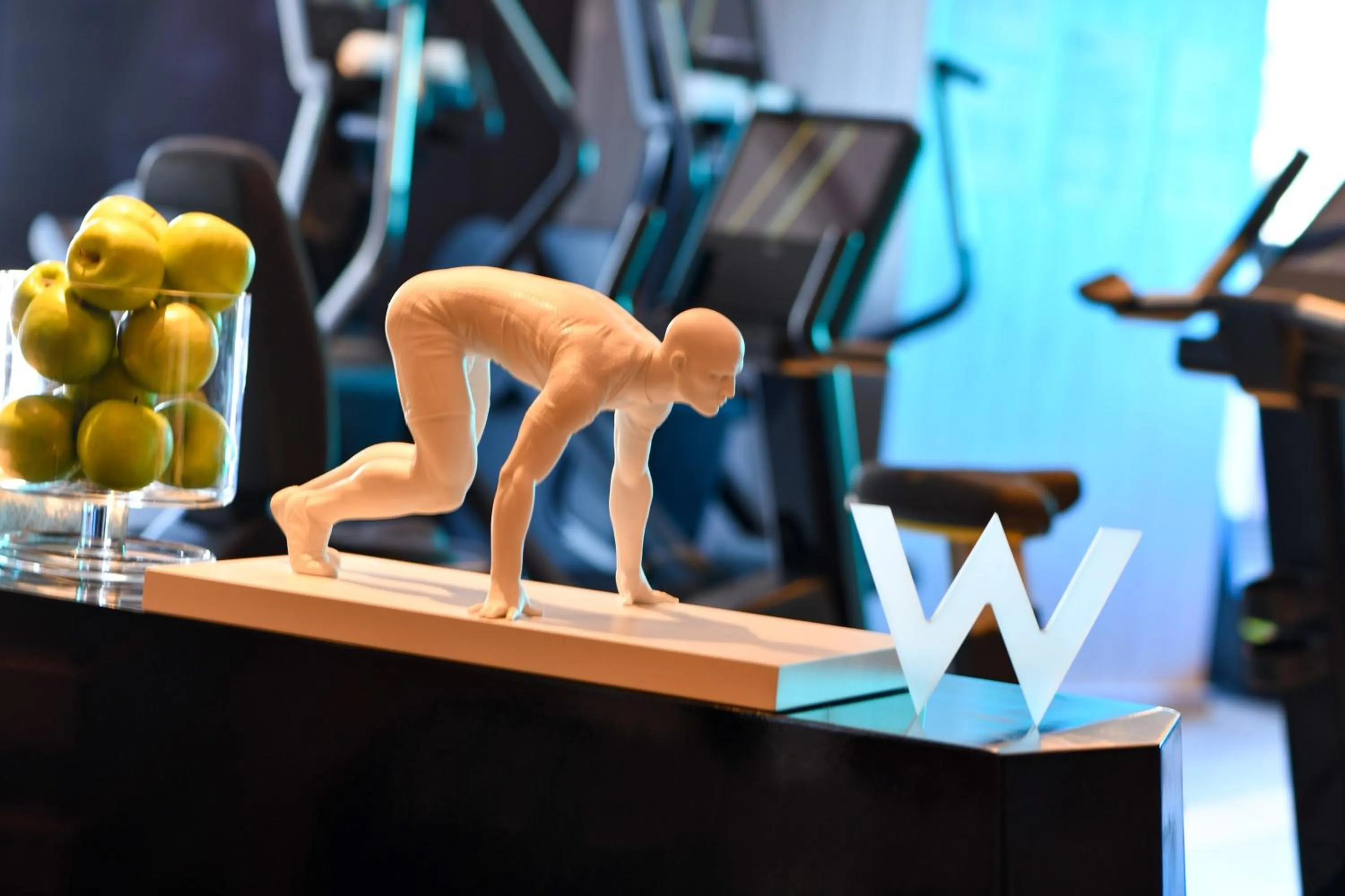 Fitness centre/facilities in W Amman Hotel