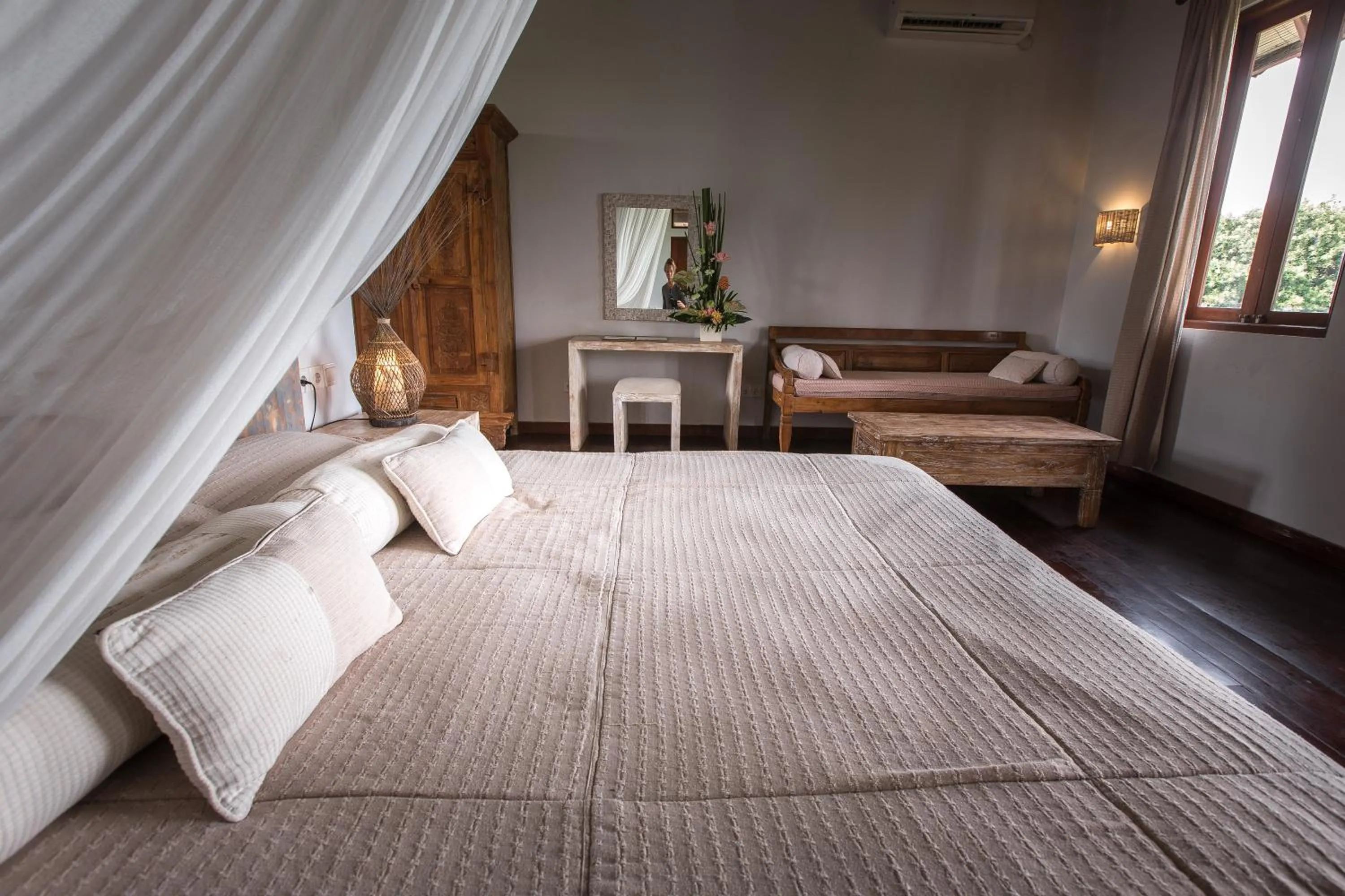 Bed in Ecosfera Hotel & Spa