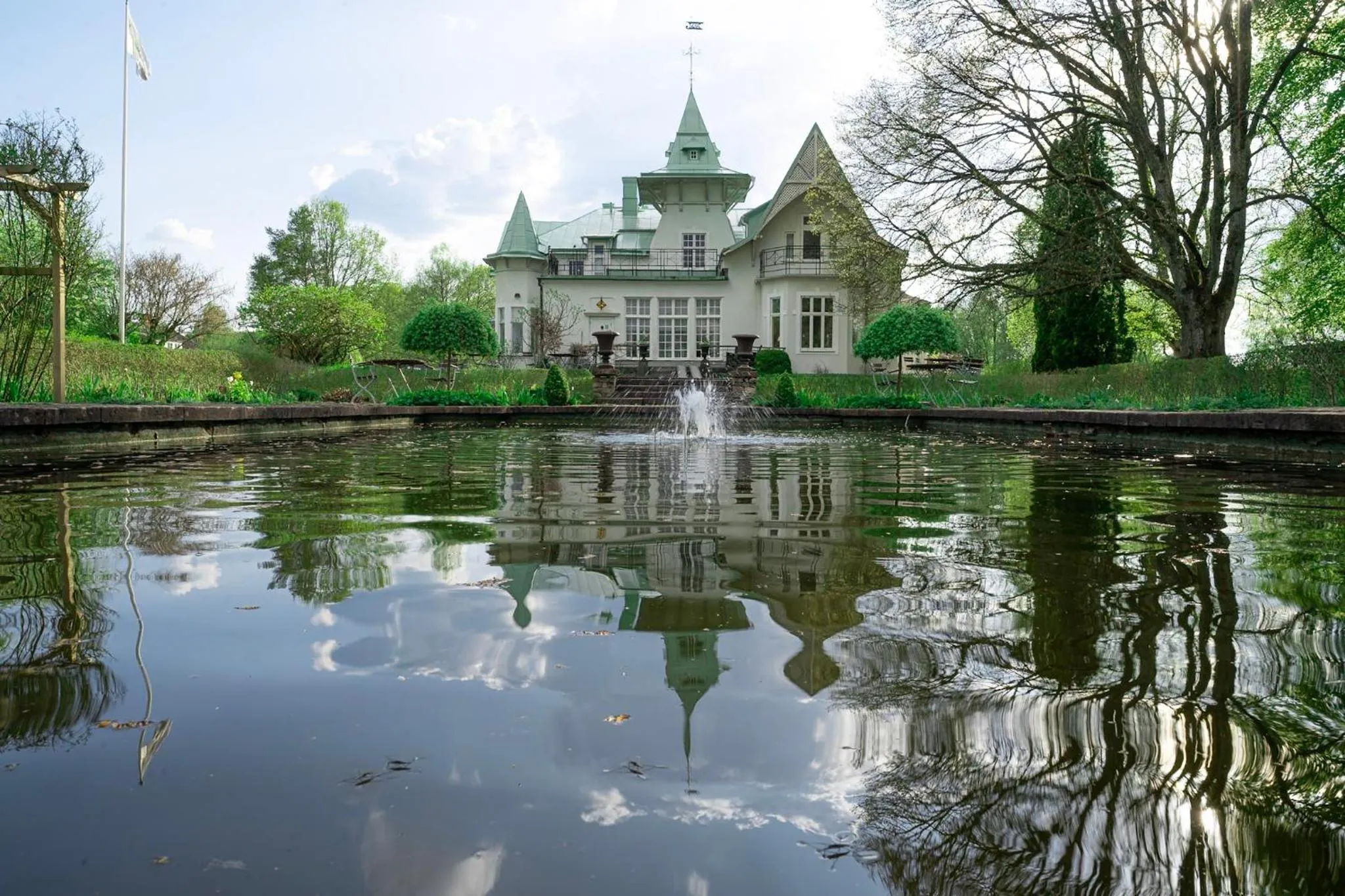 Facade/entrance in Villa Gransholm
