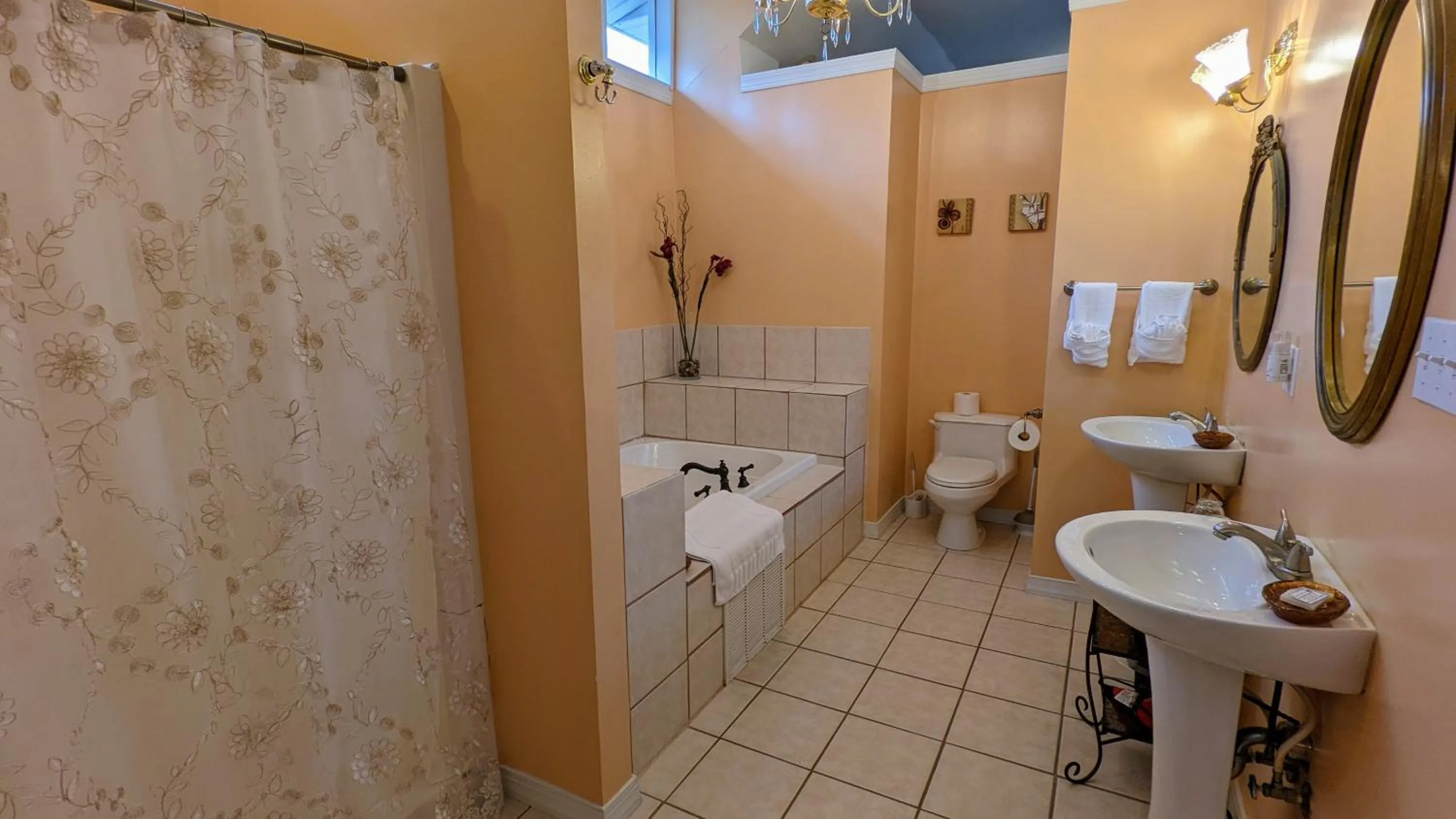 Shower in Garden and Sea Inn