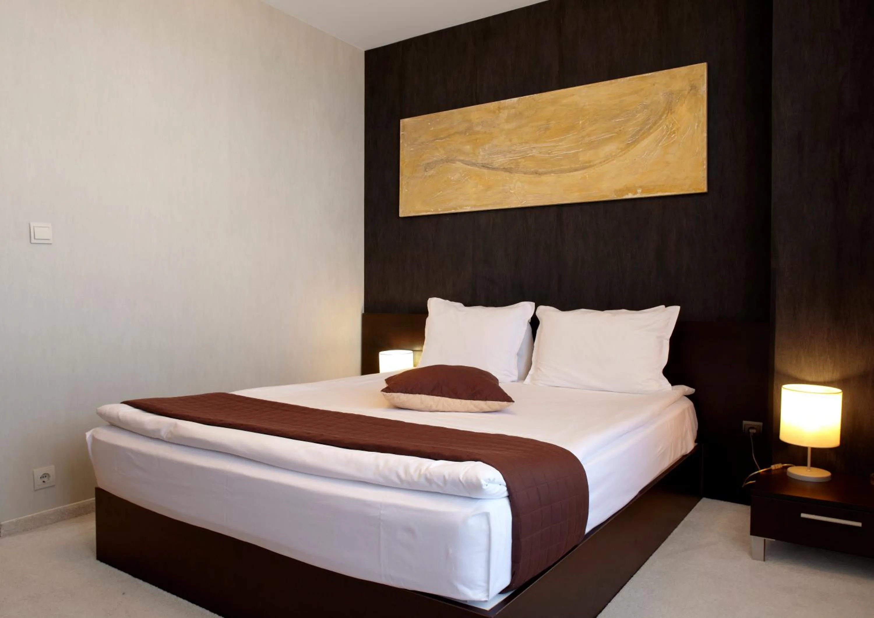 Bed in Lucky Bansko Aparthotel SPA & Relax