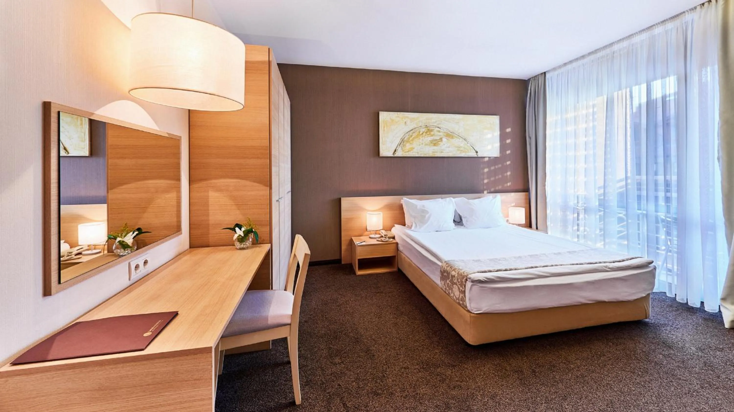 Bed in Lucky Bansko Aparthotel SPA & Relax