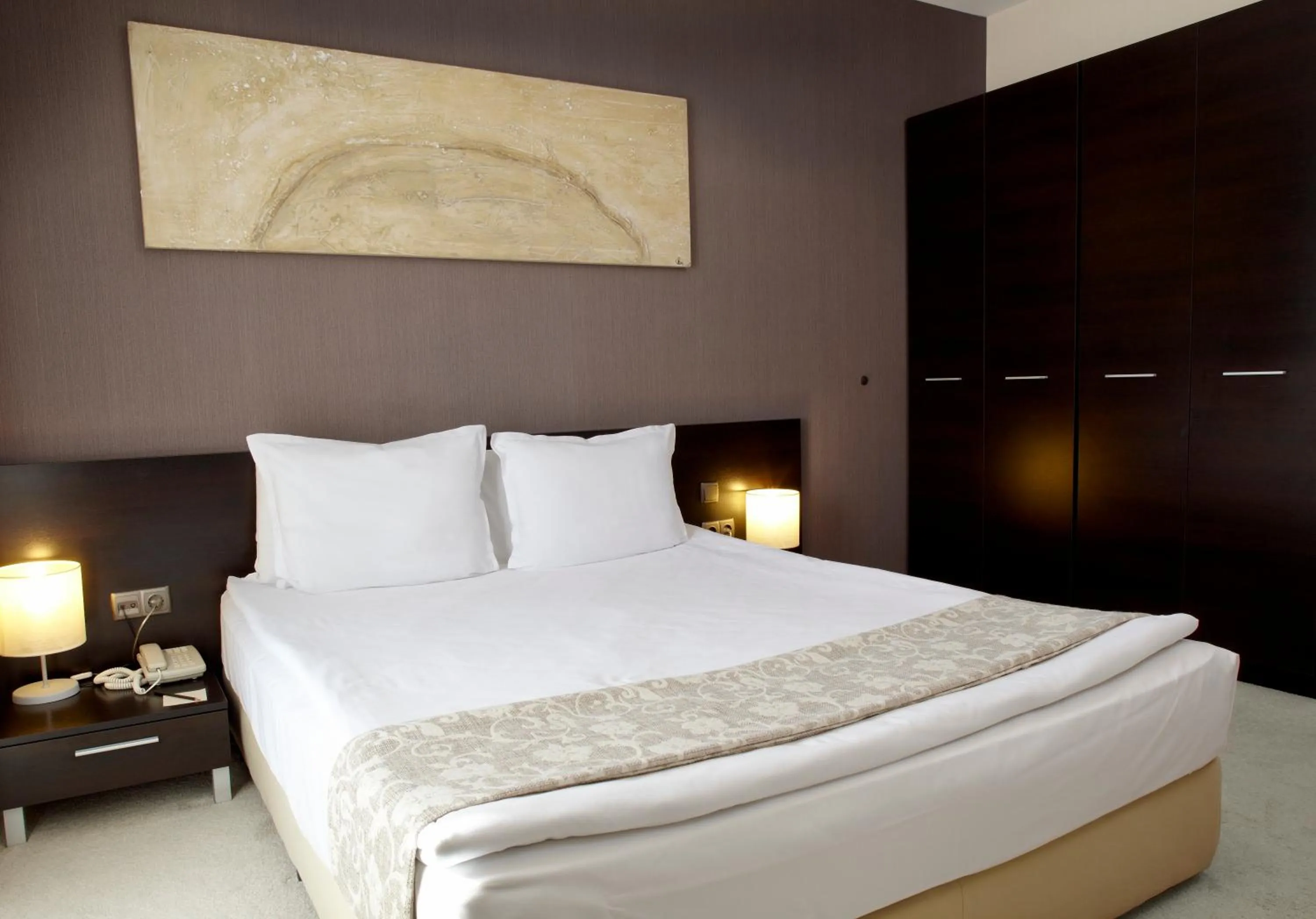 Bed in Lucky Bansko Aparthotel SPA & Relax