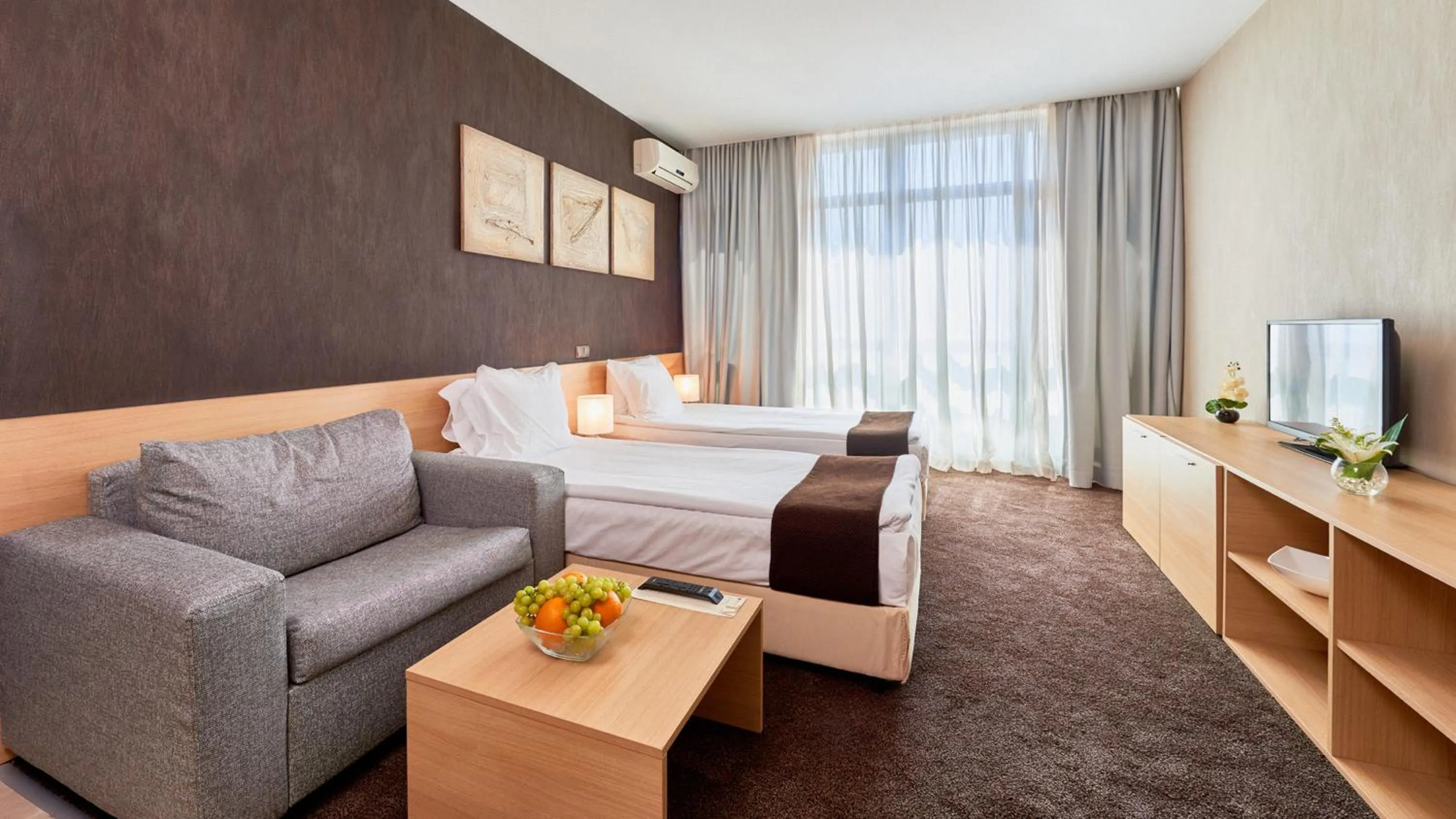 Bed in Lucky Bansko Aparthotel SPA & Relax