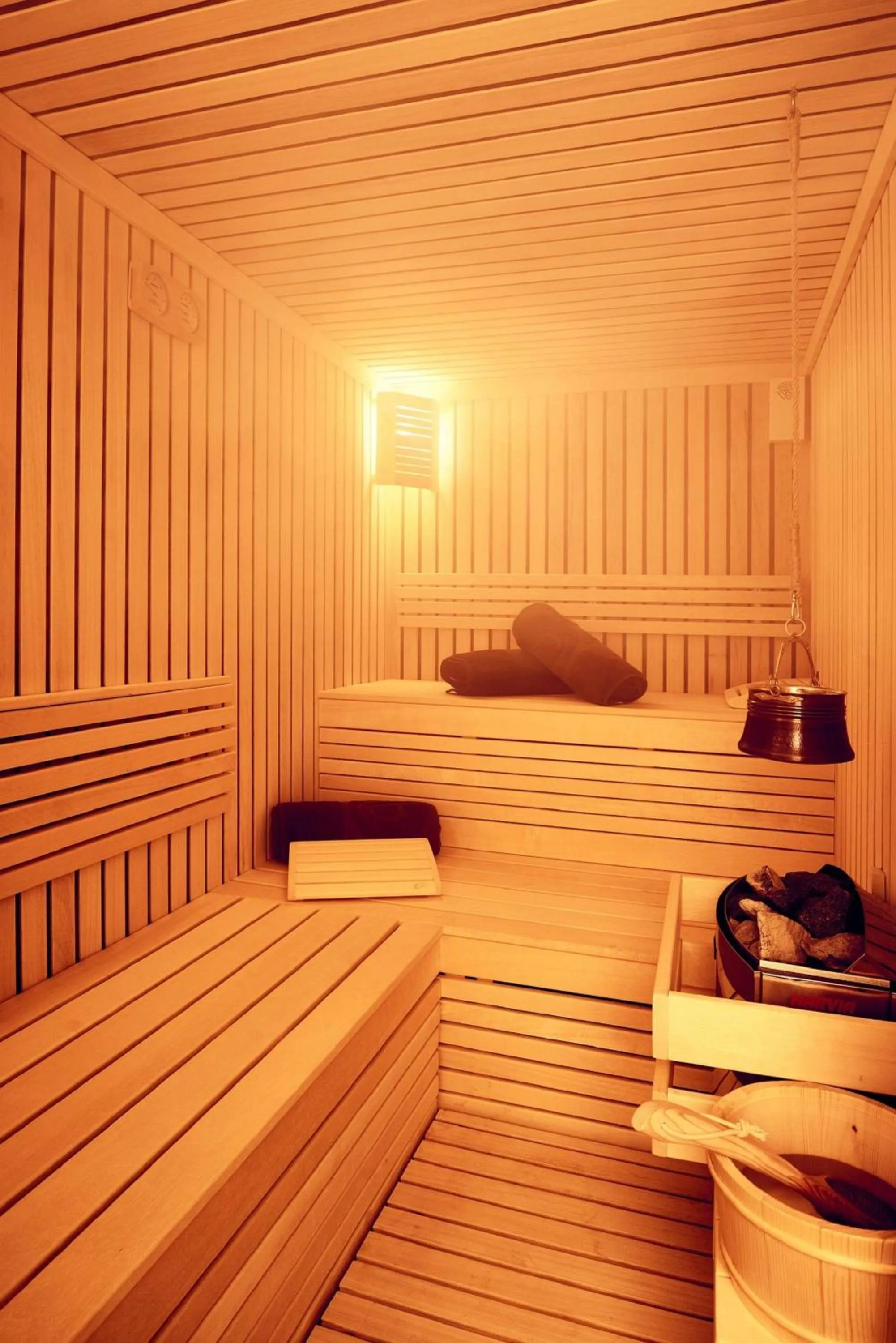 Sauna in Lucky Bansko Aparthotel SPA & Relax