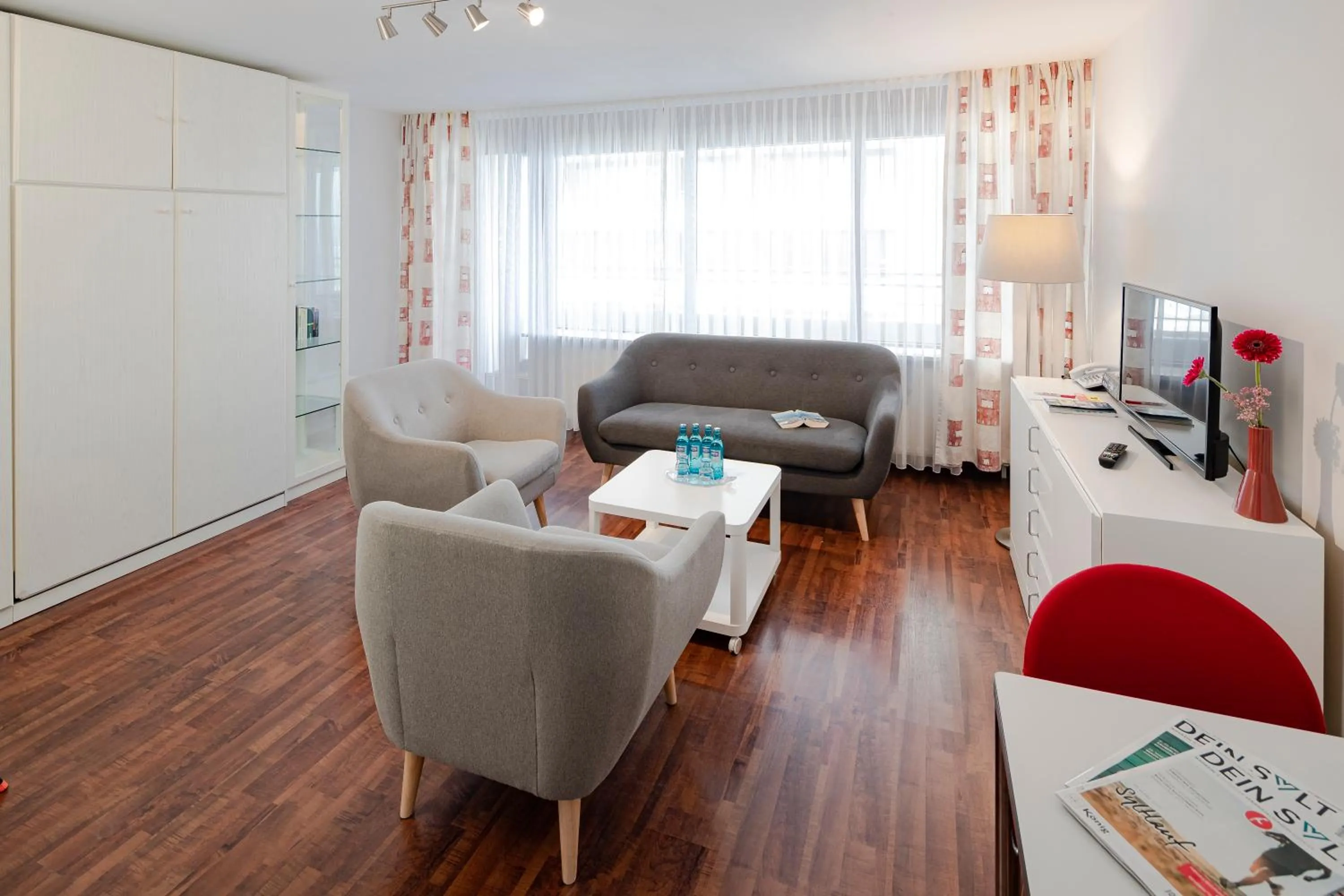 Living room in Top Appartements Roth am Strande