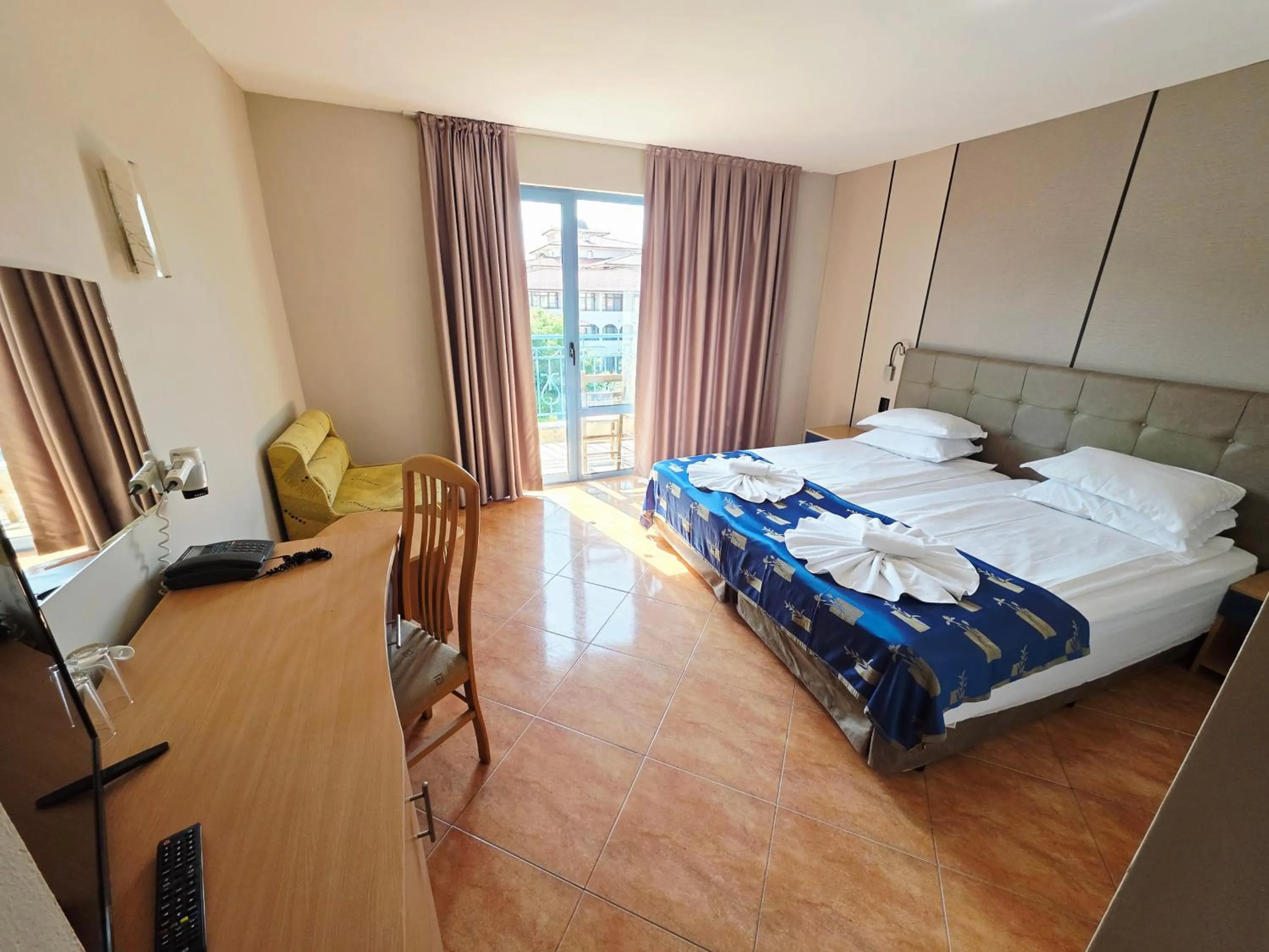 Bed in Bora Bora Hotel