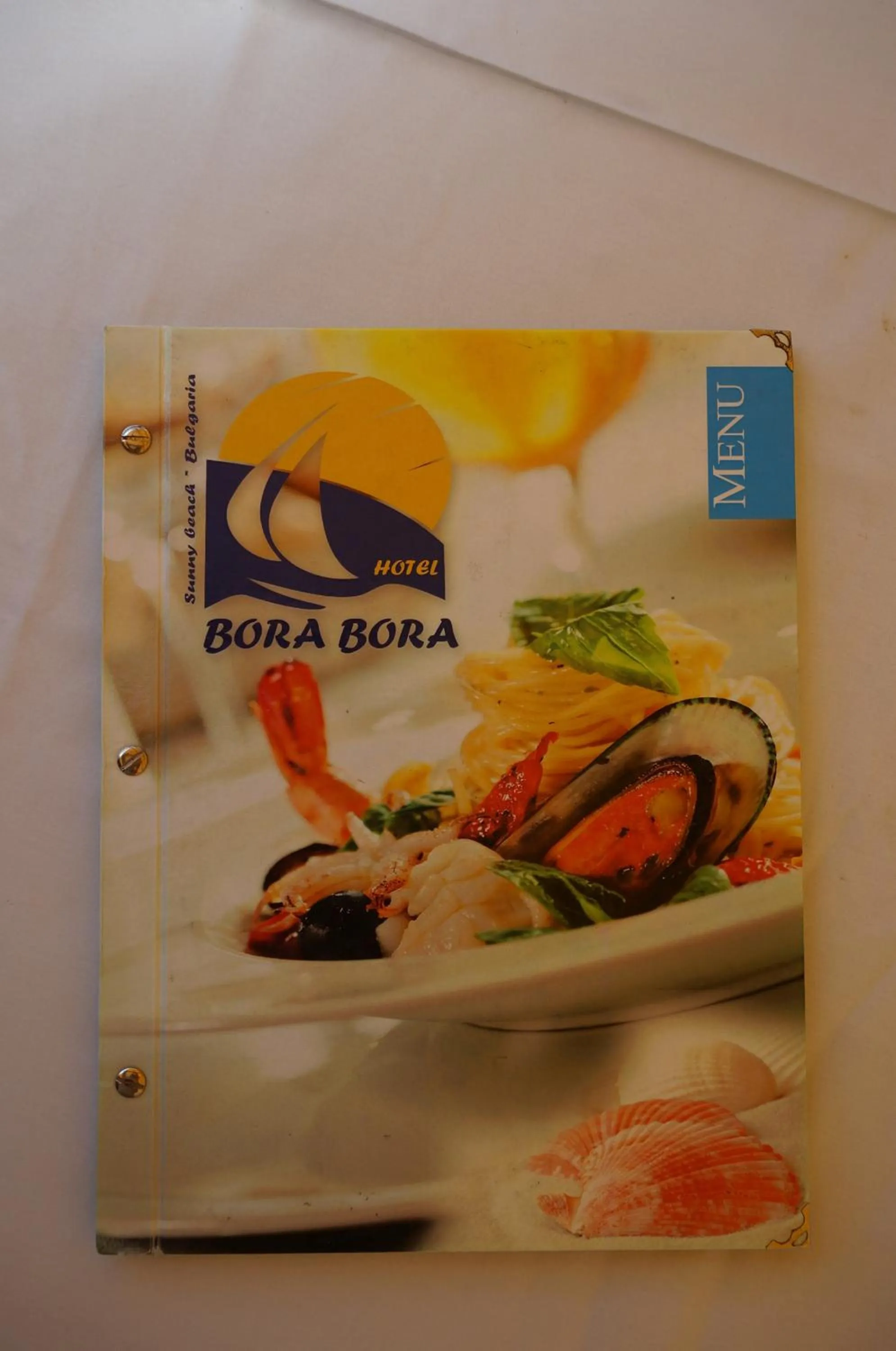 Logo/Certificate/Sign in Bora Bora Hotel