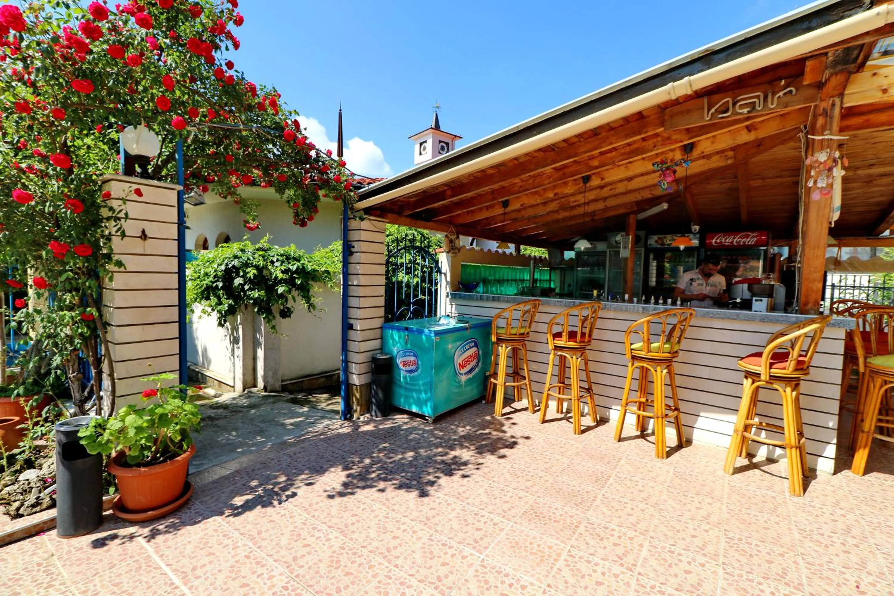 Patio in Bora Bora Hotel