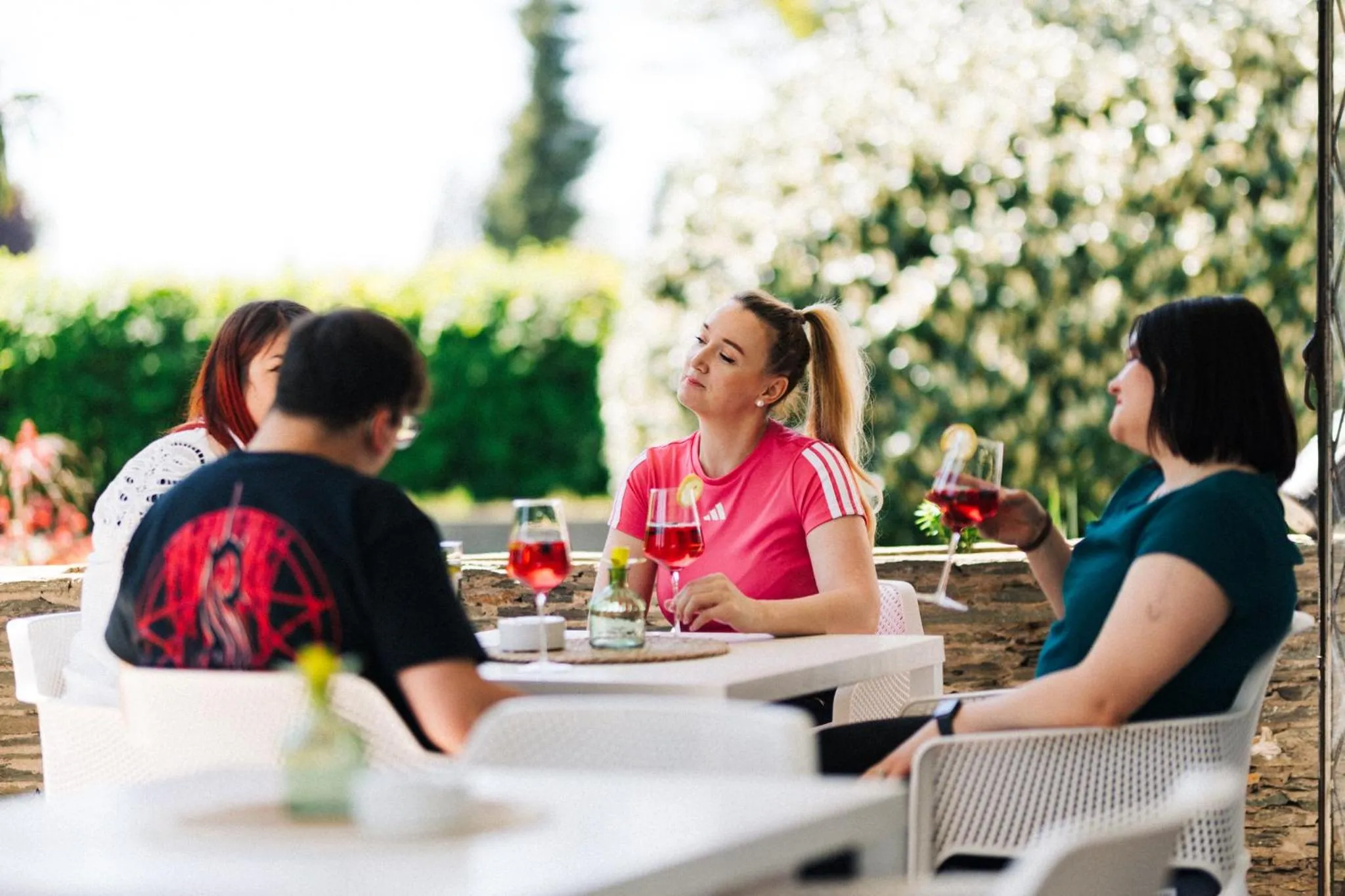 Balcony/Terrace in Boutiquehotel Caravella Velden by S4Y