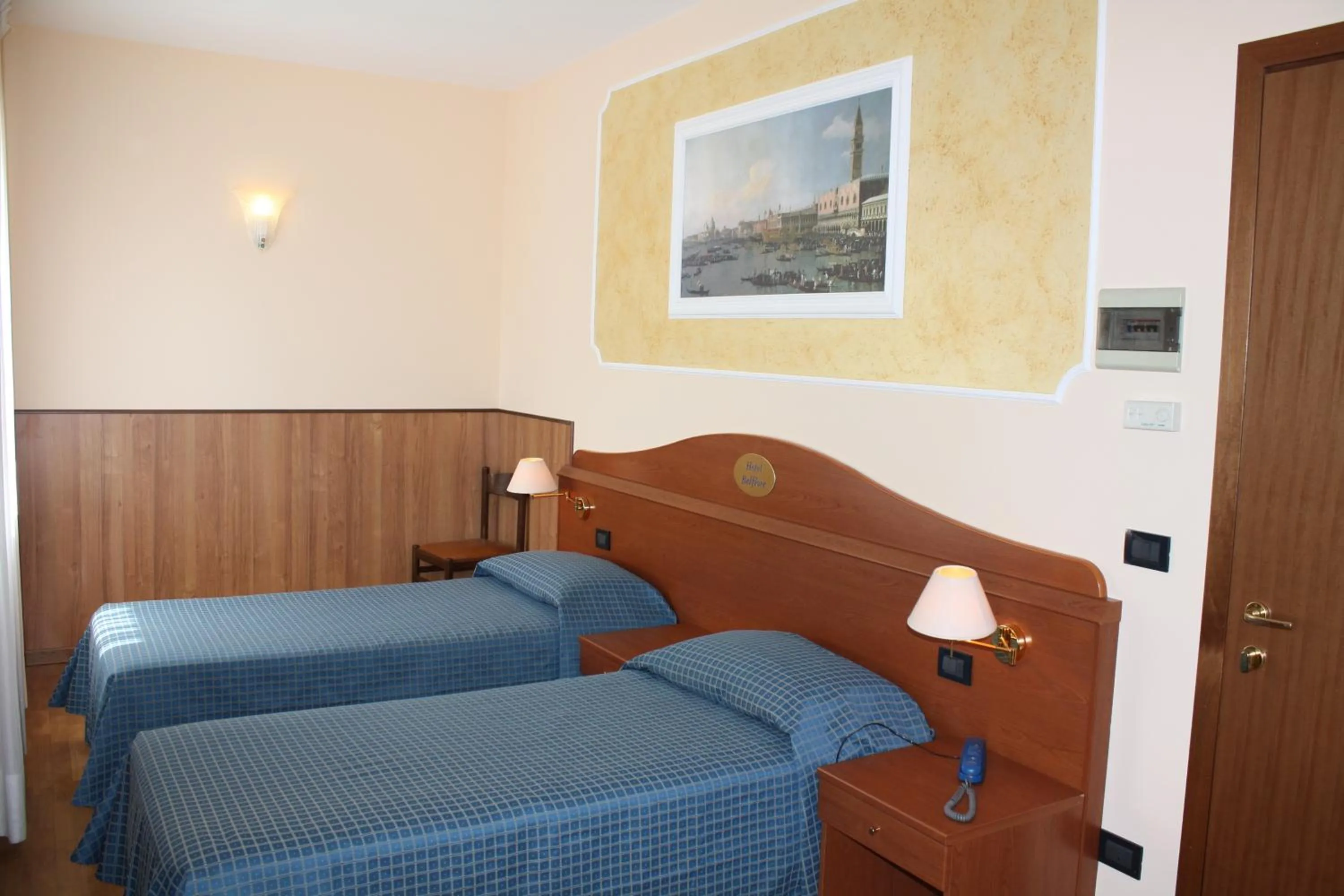 Bed in Hotel Belfiore