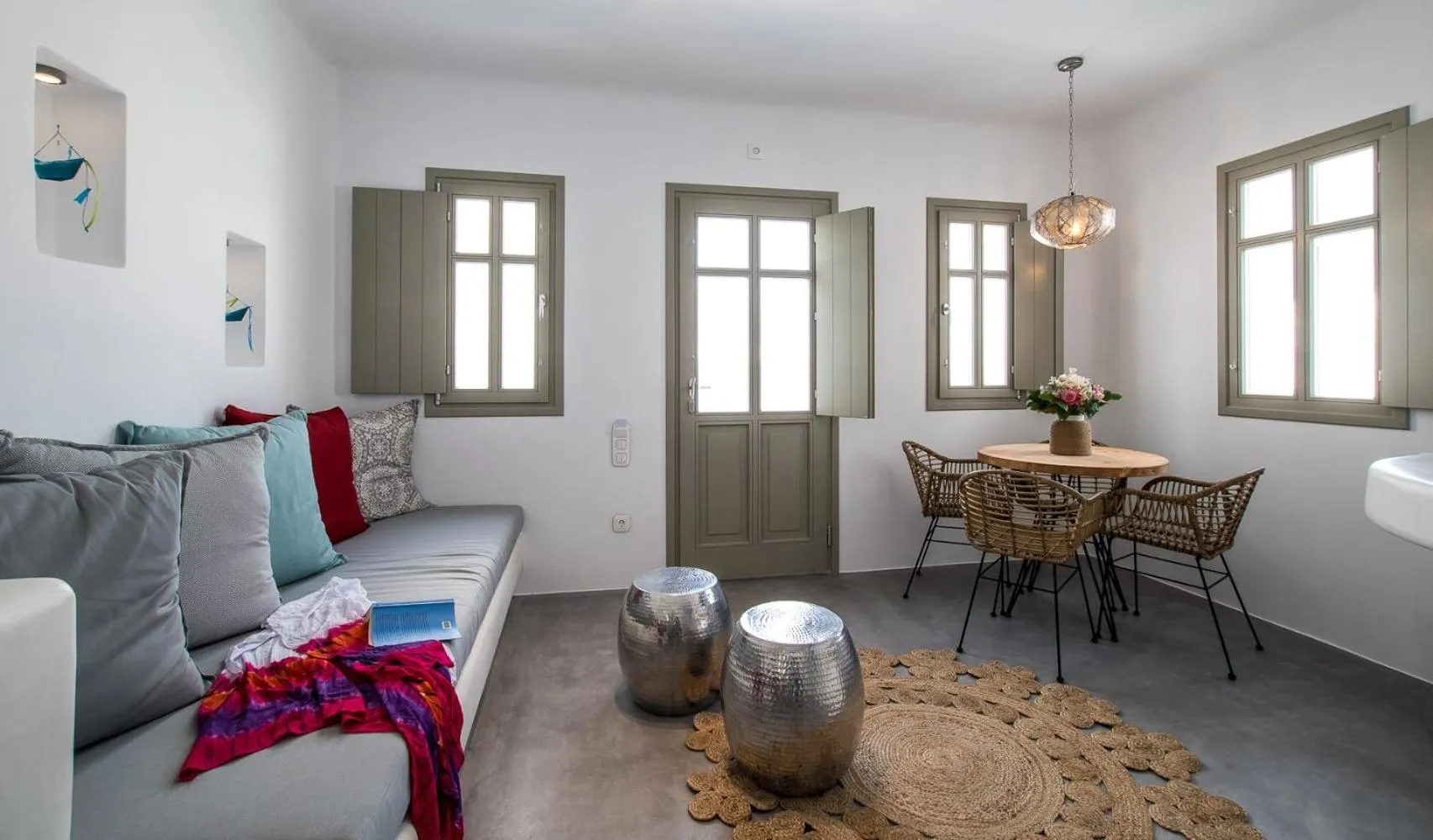 Seating area in CAPE 9 Villas & Suites