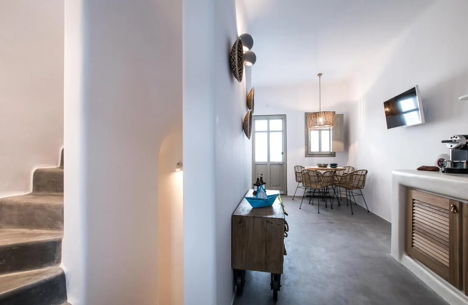 Kitchen or kitchenette in CAPE 9 Villas & Suites