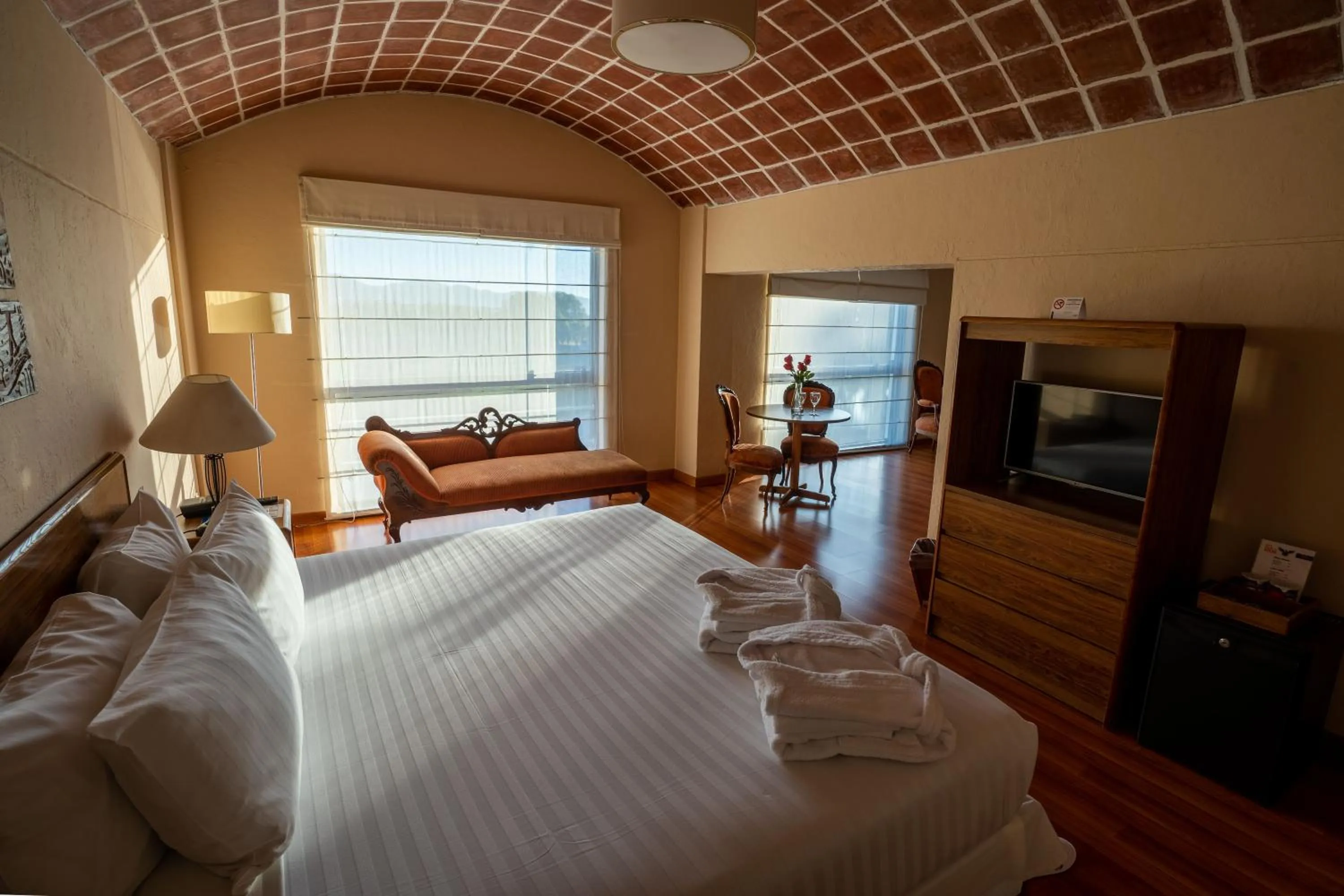 Bed in BTH Hotel Arequipa Lake