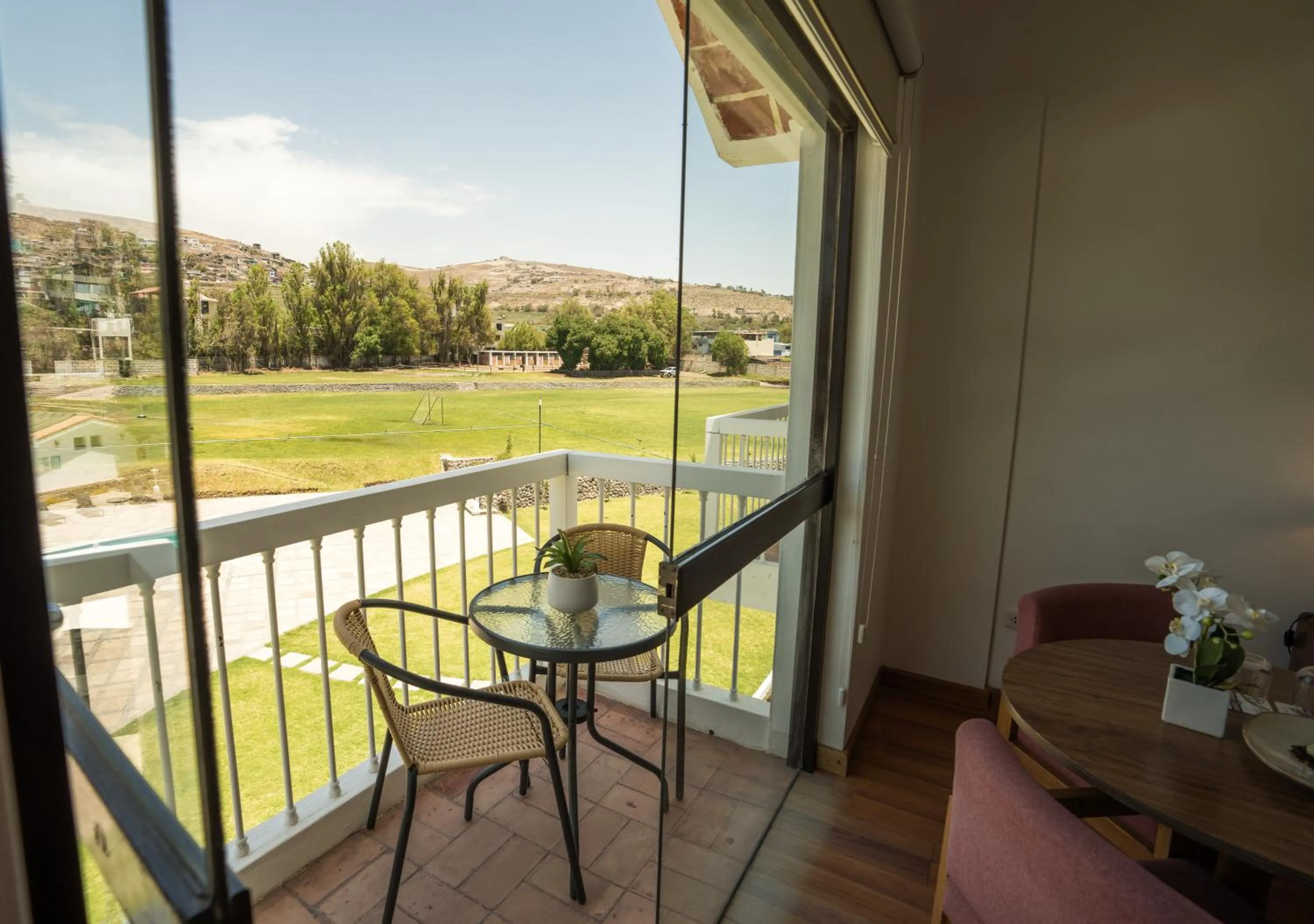 Garden view in BTH Hotel Arequipa Lake