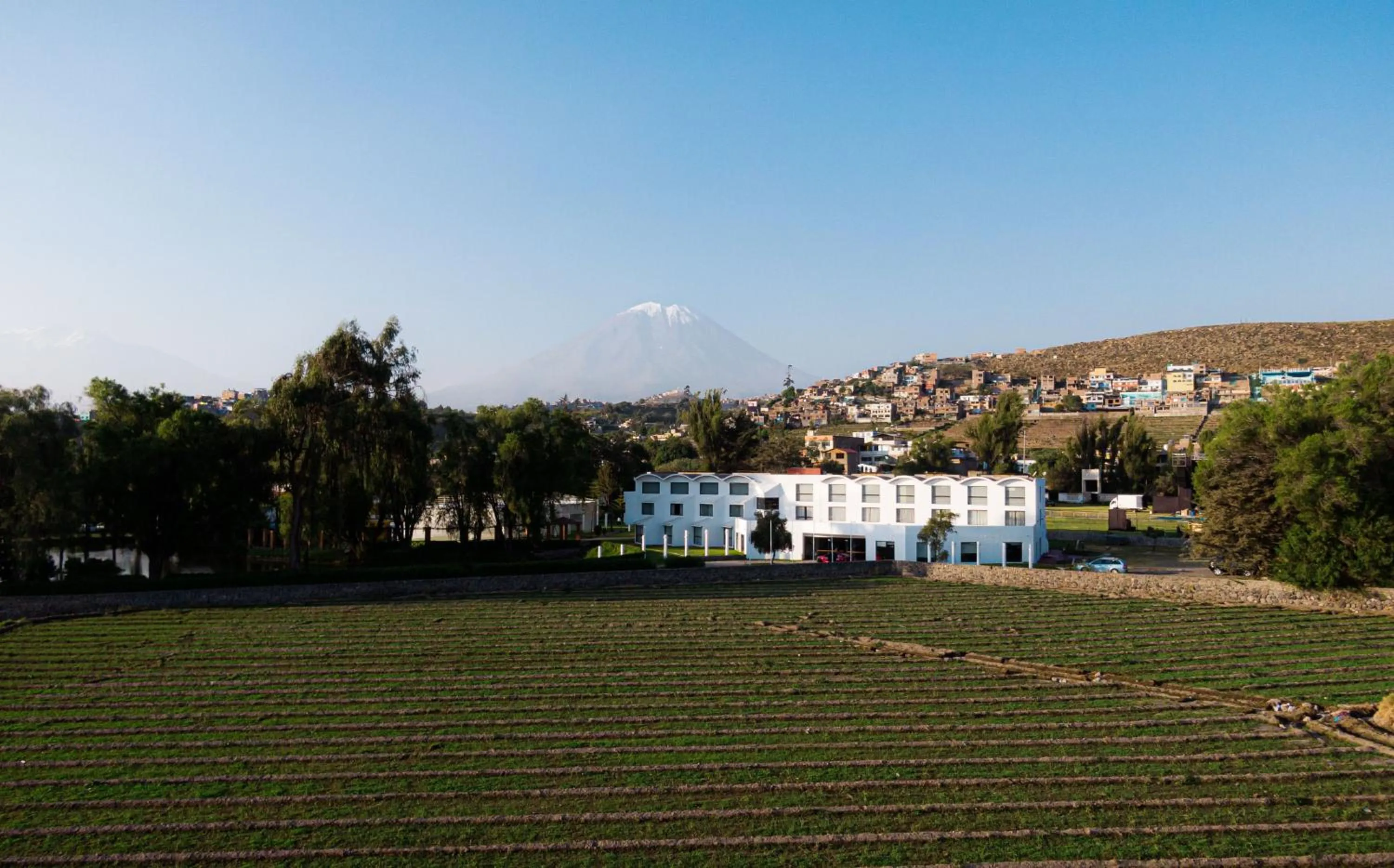 Property building in BTH Hotel Arequipa Lake