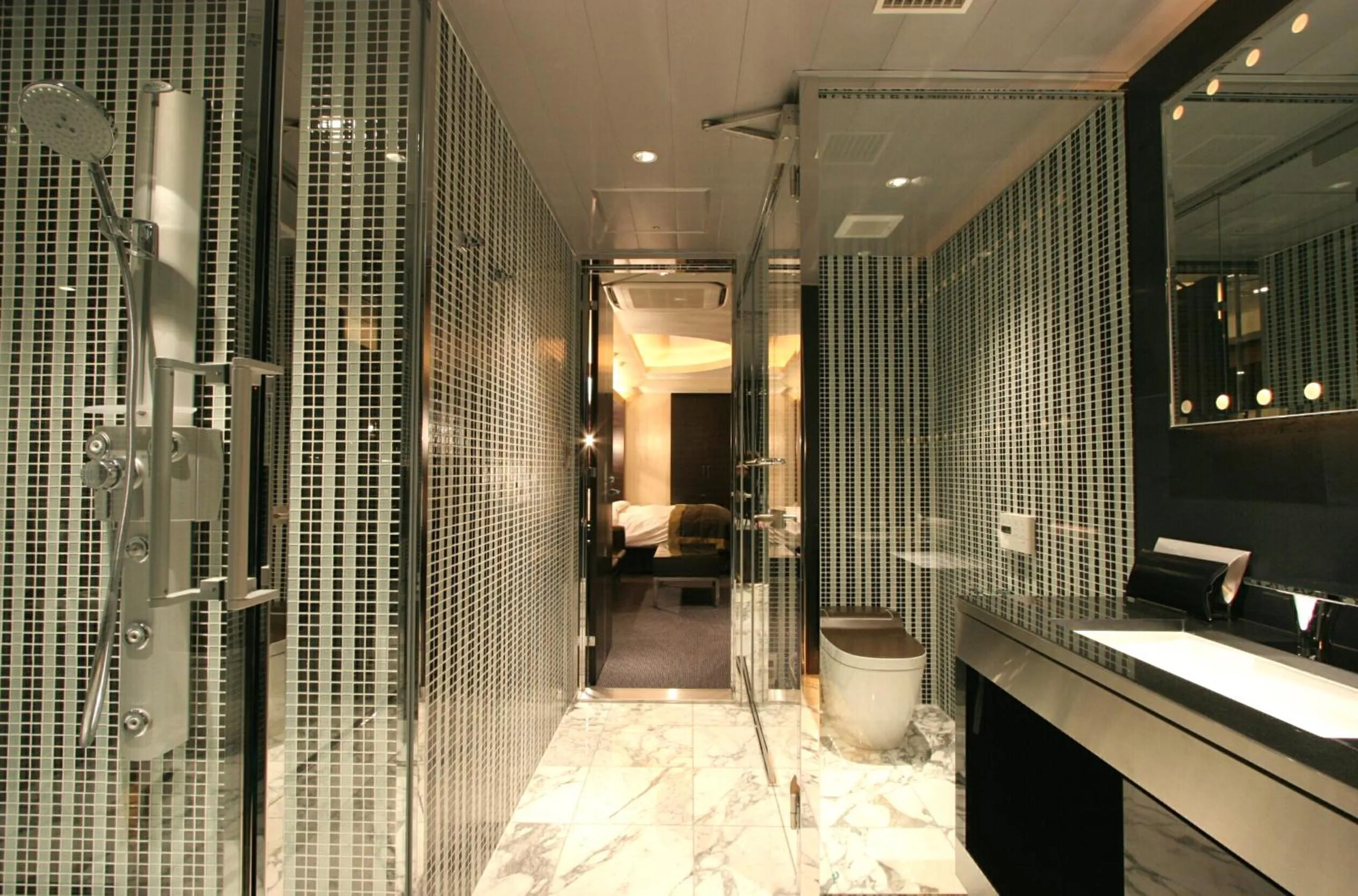 Shower in HOTEL THE GLANZ