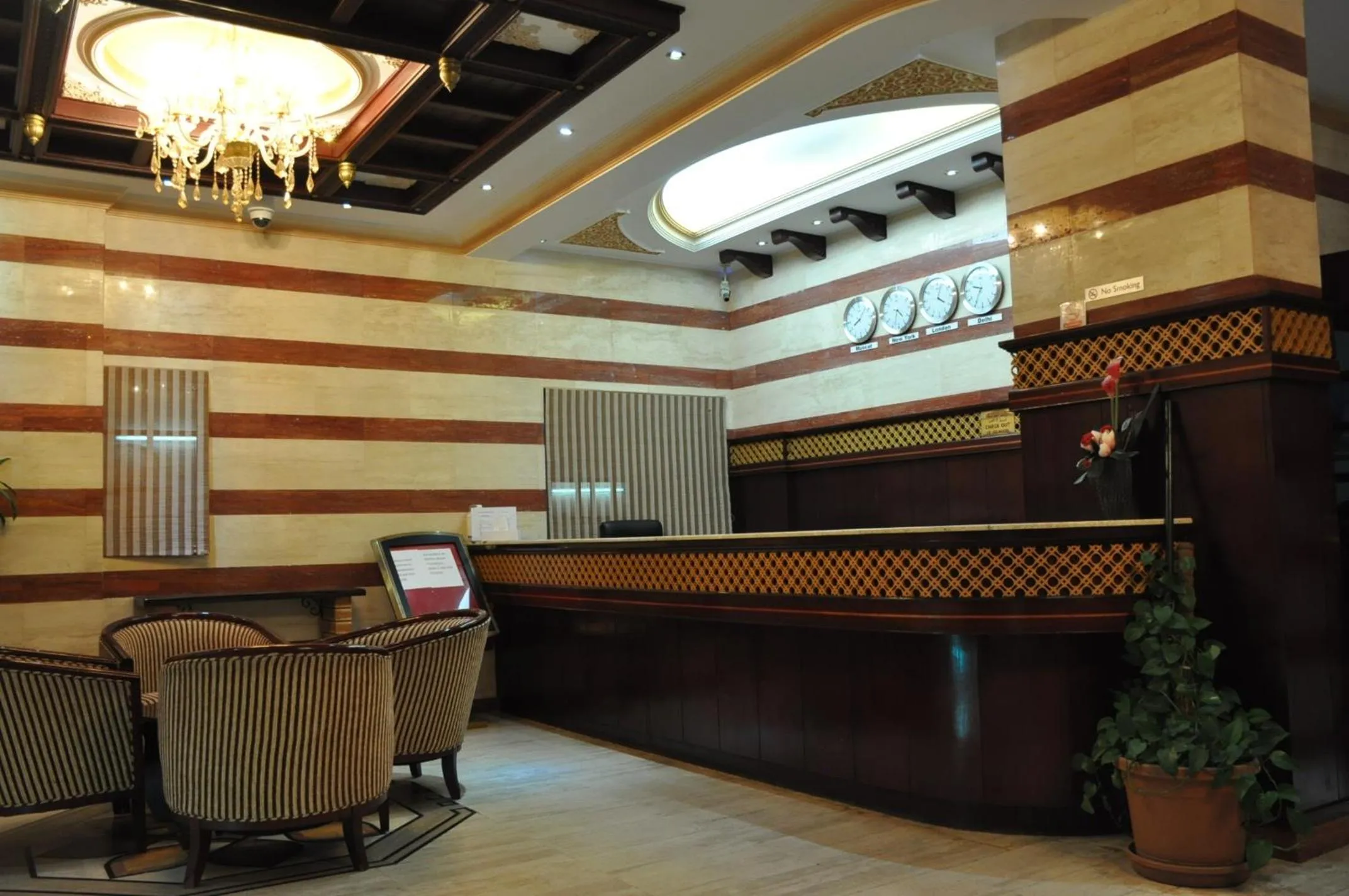 Lobby or reception in Sahara Hotel Apartments