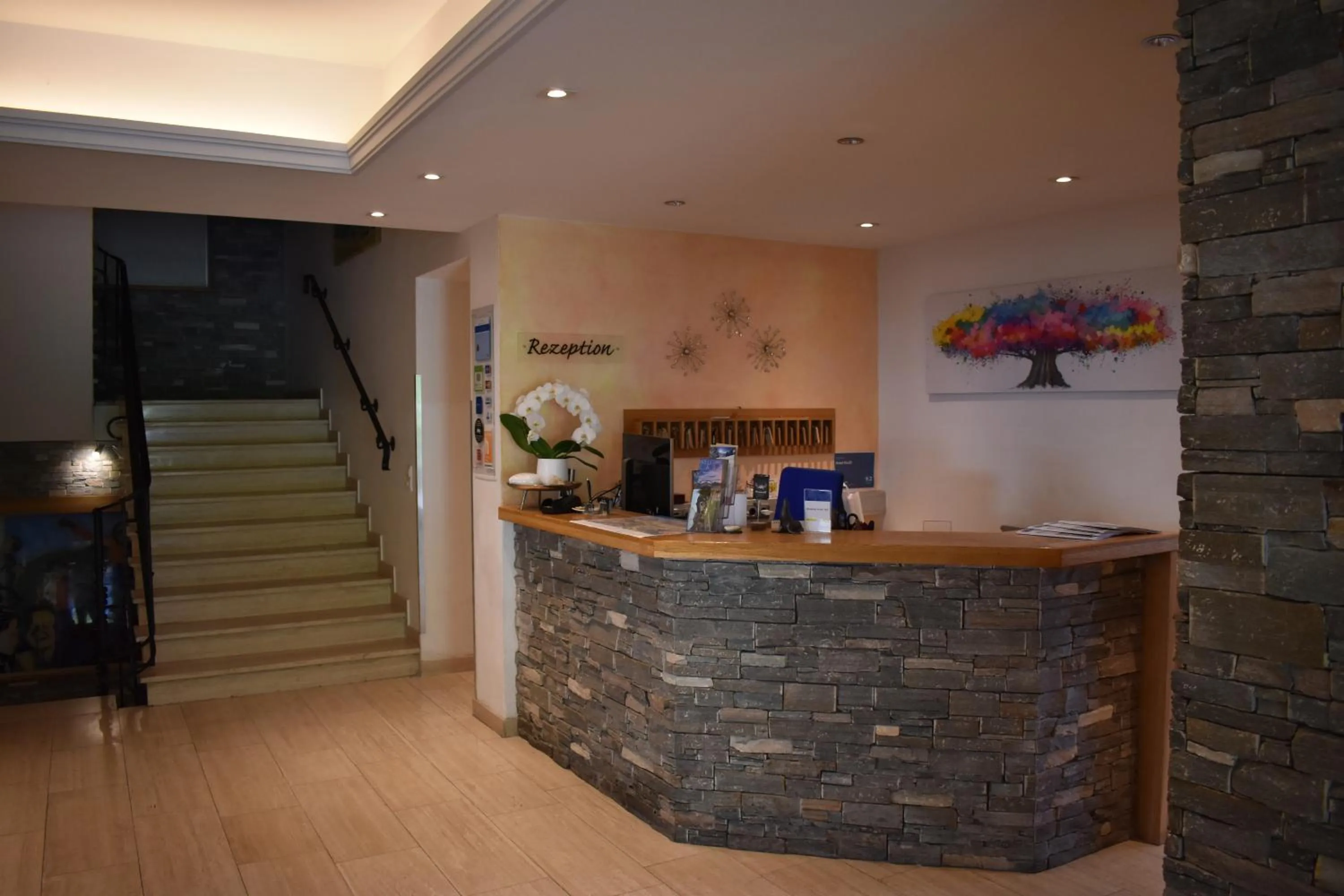 Lobby or reception in Hotel Kleißl