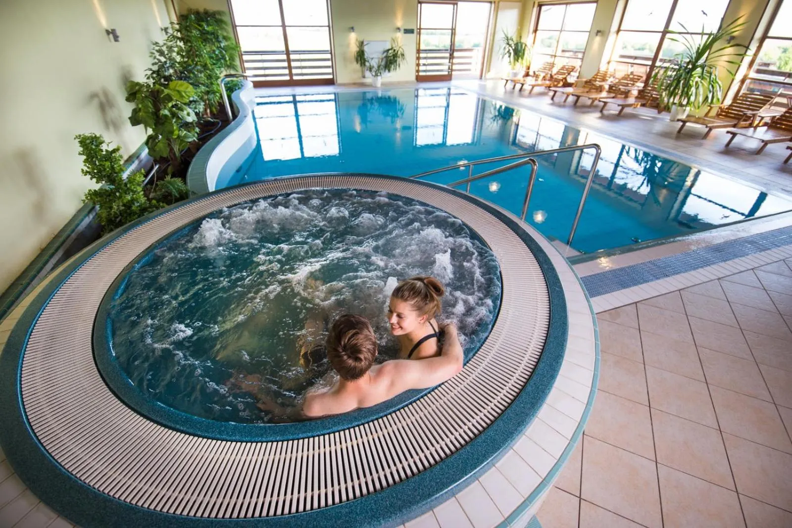 Swimming pool in Wellness Hotel Happy Star