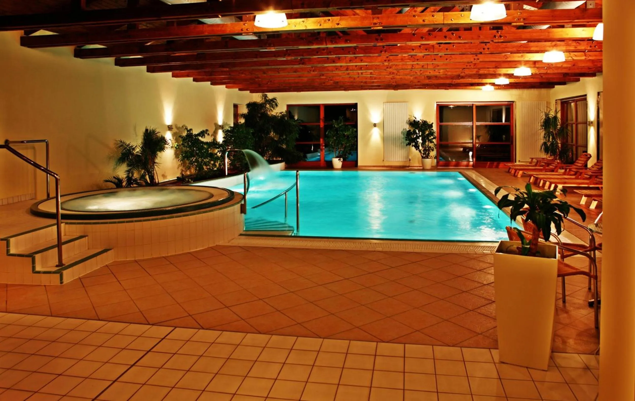 Swimming pool in Wellness Hotel Happy Star
