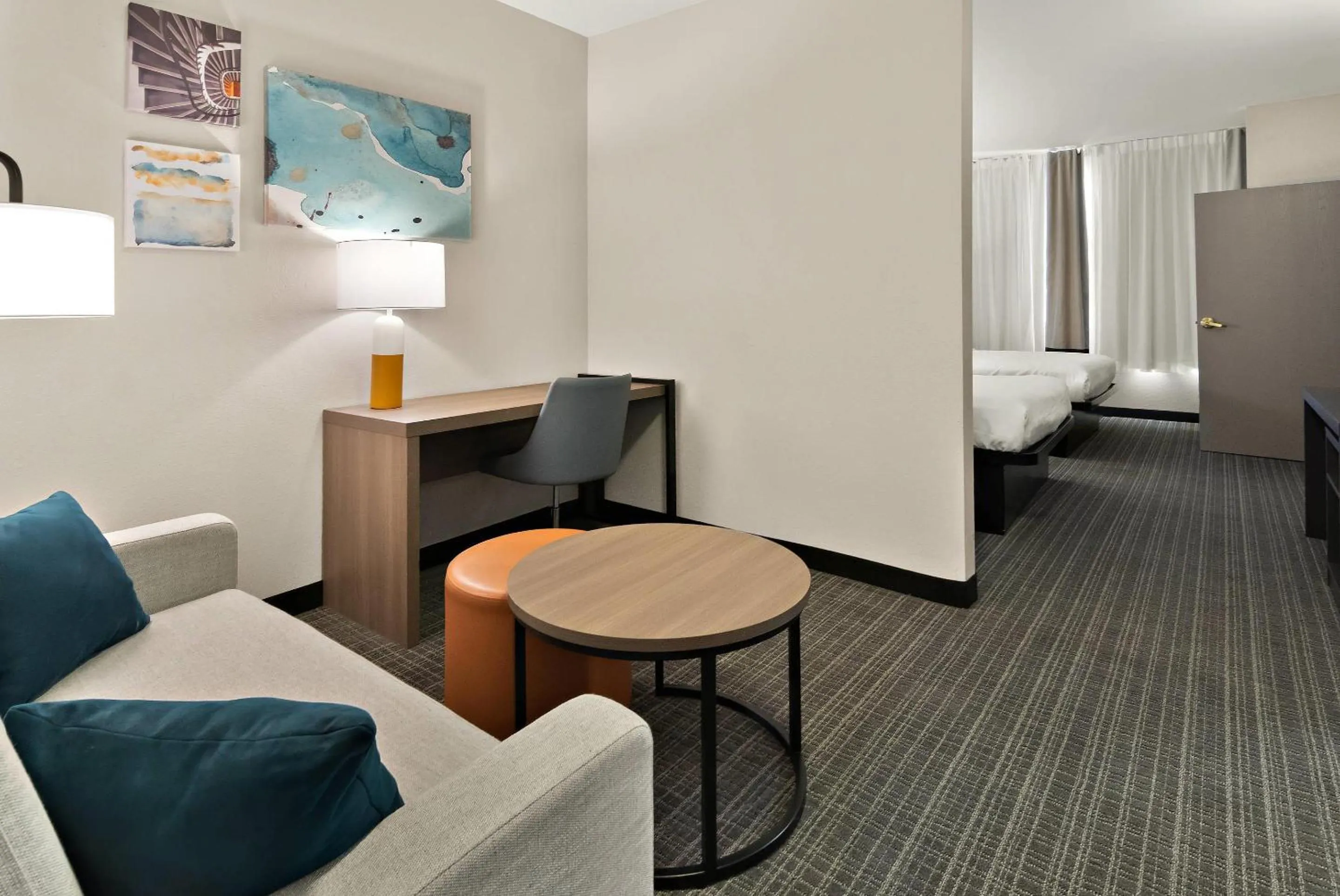 Bedroom, Bed in Comfort Suites Fort Worth North Fossil Creek