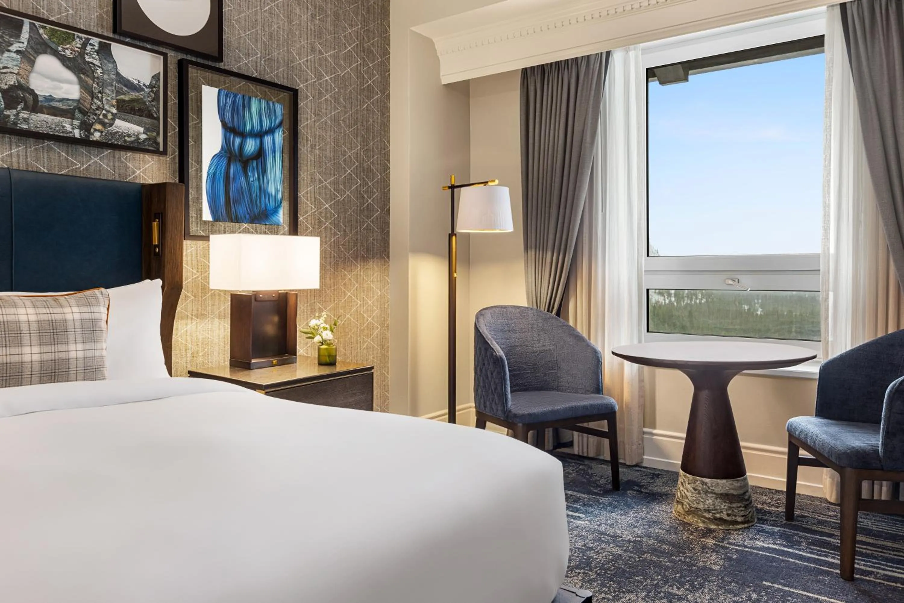 Bed in Fairmont Banff Springs