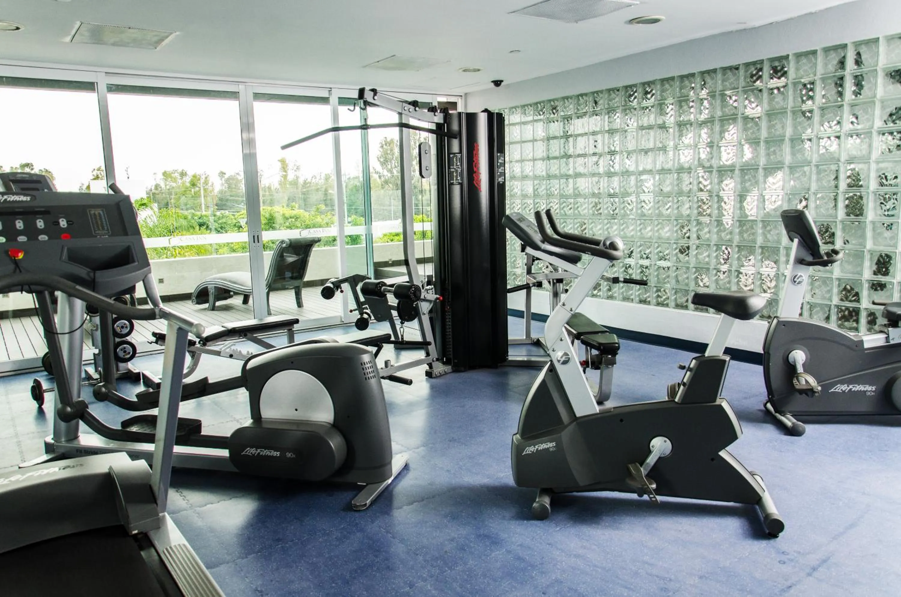 Fitness centre/facilities in Casa Inn Business Hotel Celaya