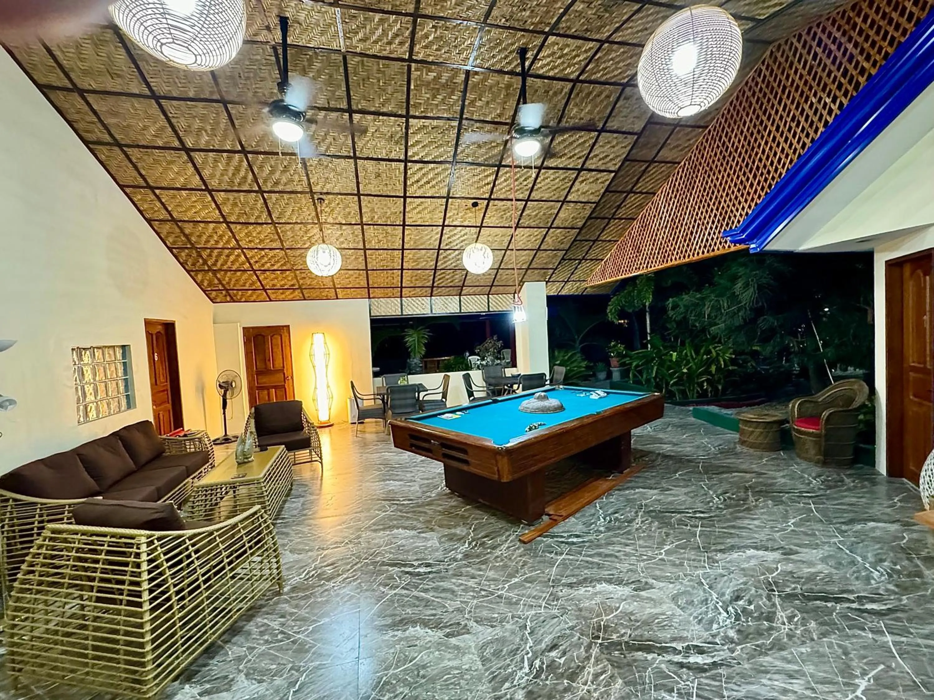 Billiard in Bamboo Paradise Beach Resort