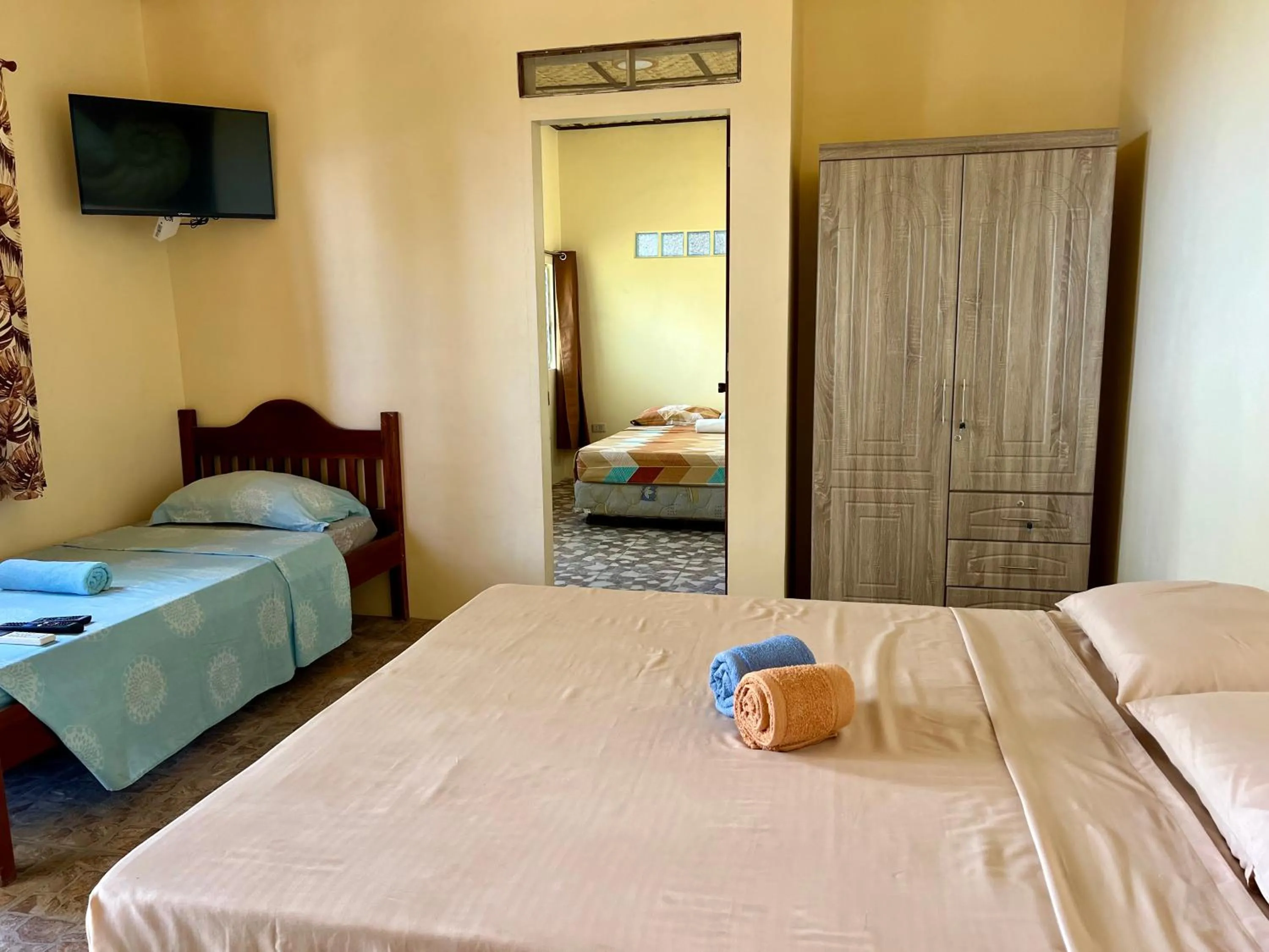 Bed in Bamboo Paradise Beach Resort