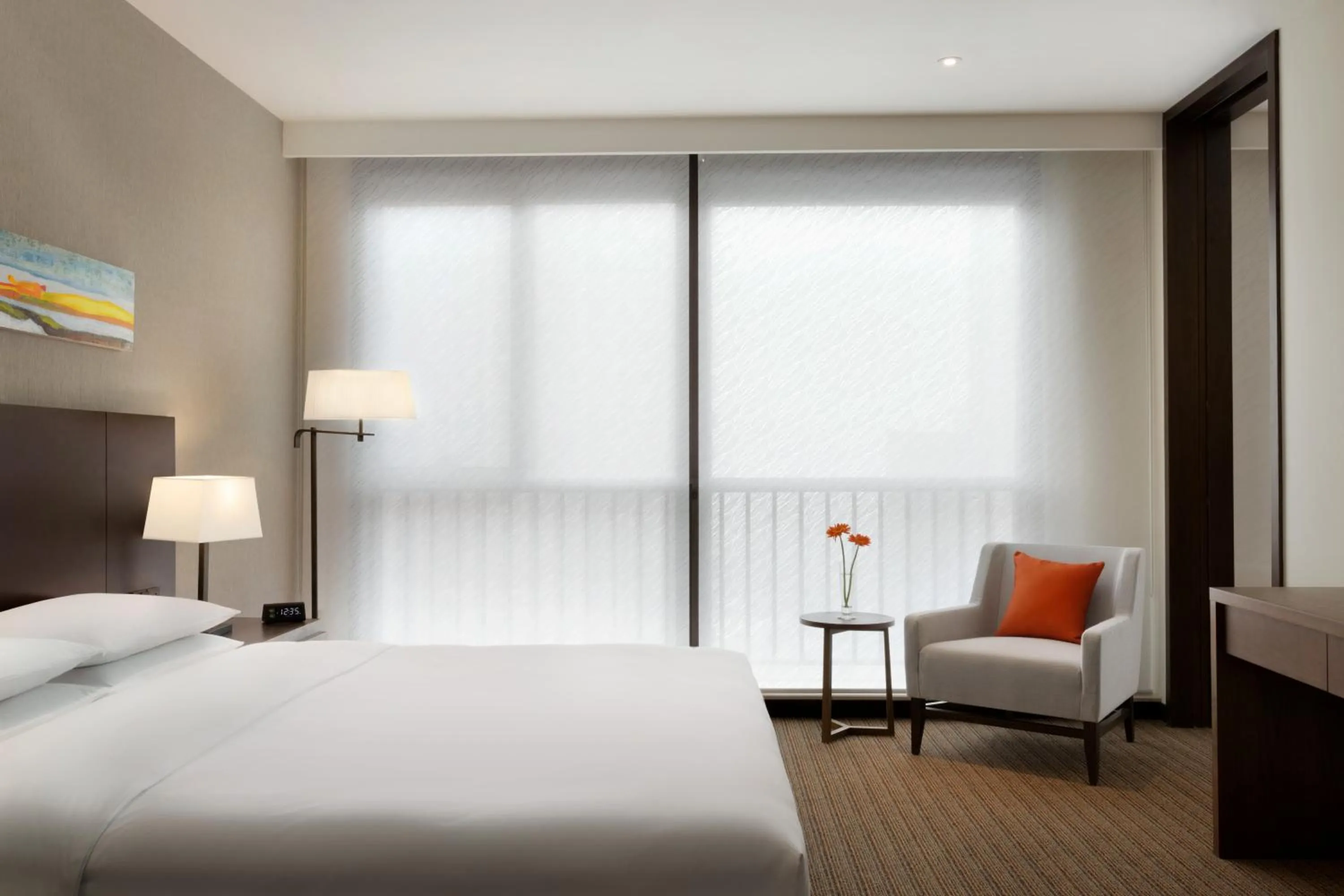 Bed in Hyatt Place Shanghai New Hongqiao