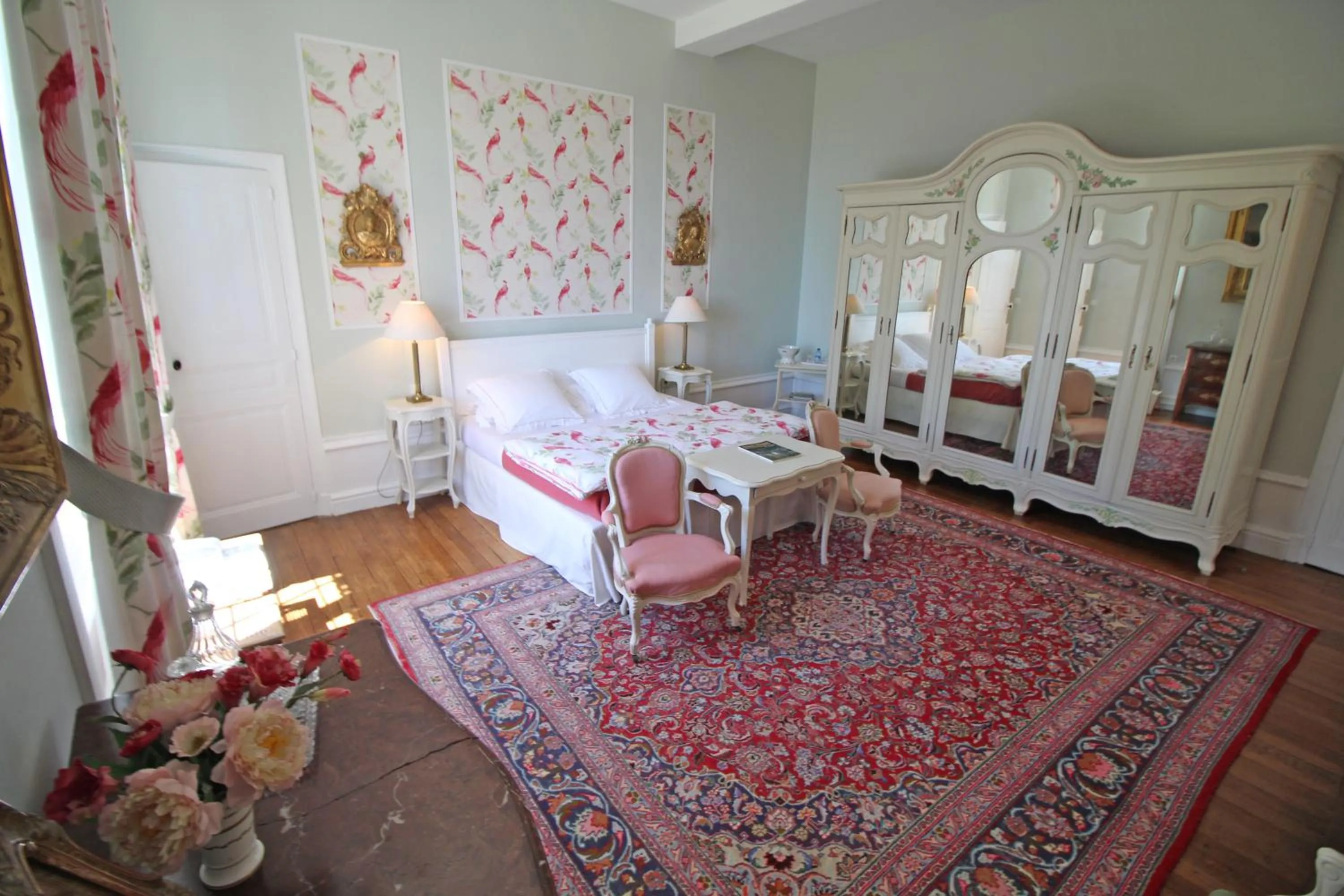 Bed in Château de la Chabroulie