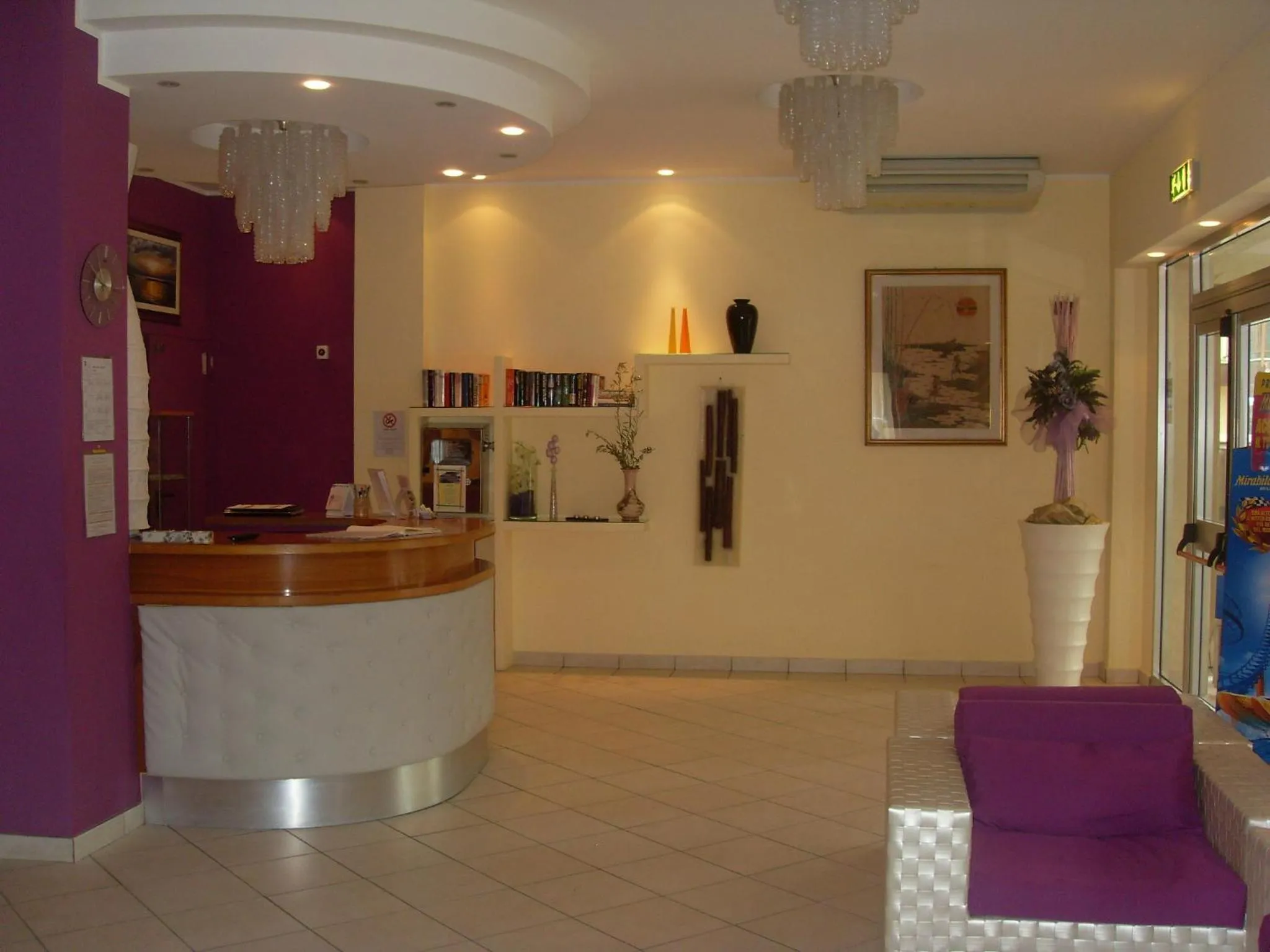 Lobby or reception in Hotel Antonella
