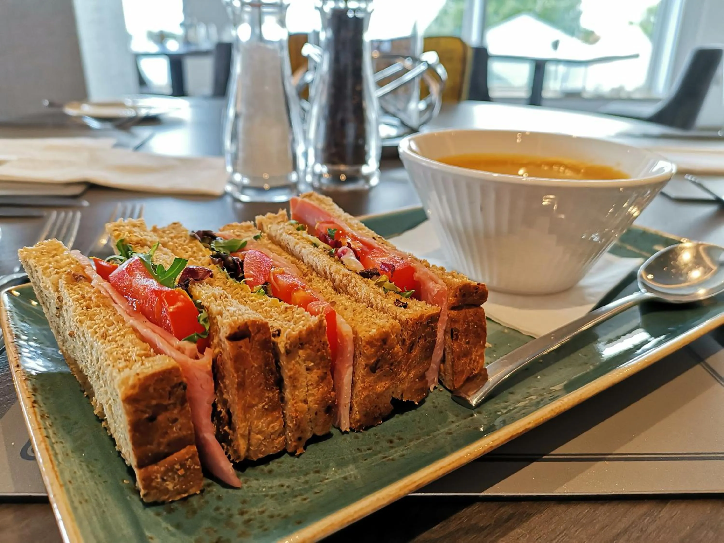 Food close-up in Seamill House Hotel