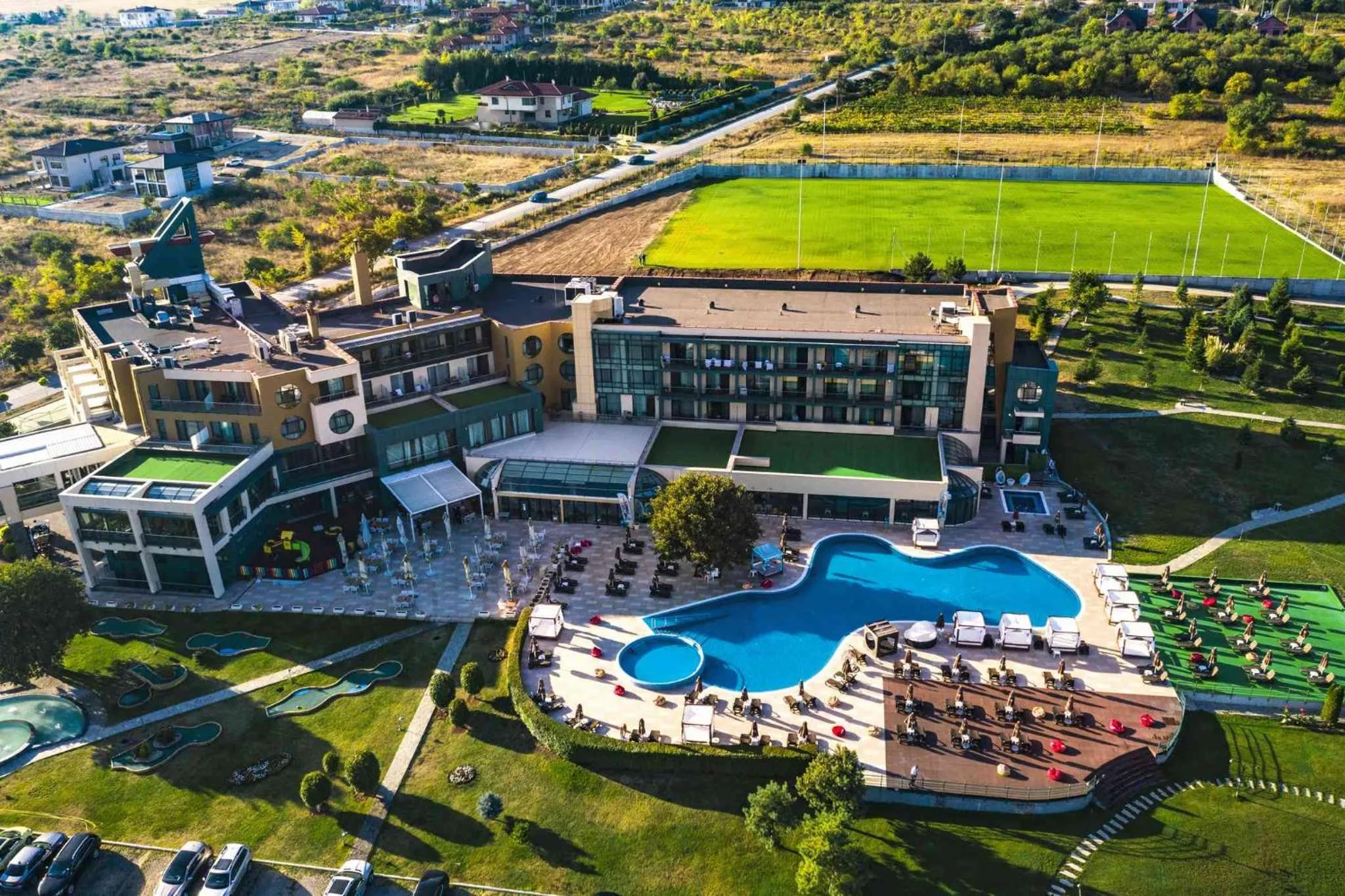 Swimming pool in Park & Spa Hotel Markovo