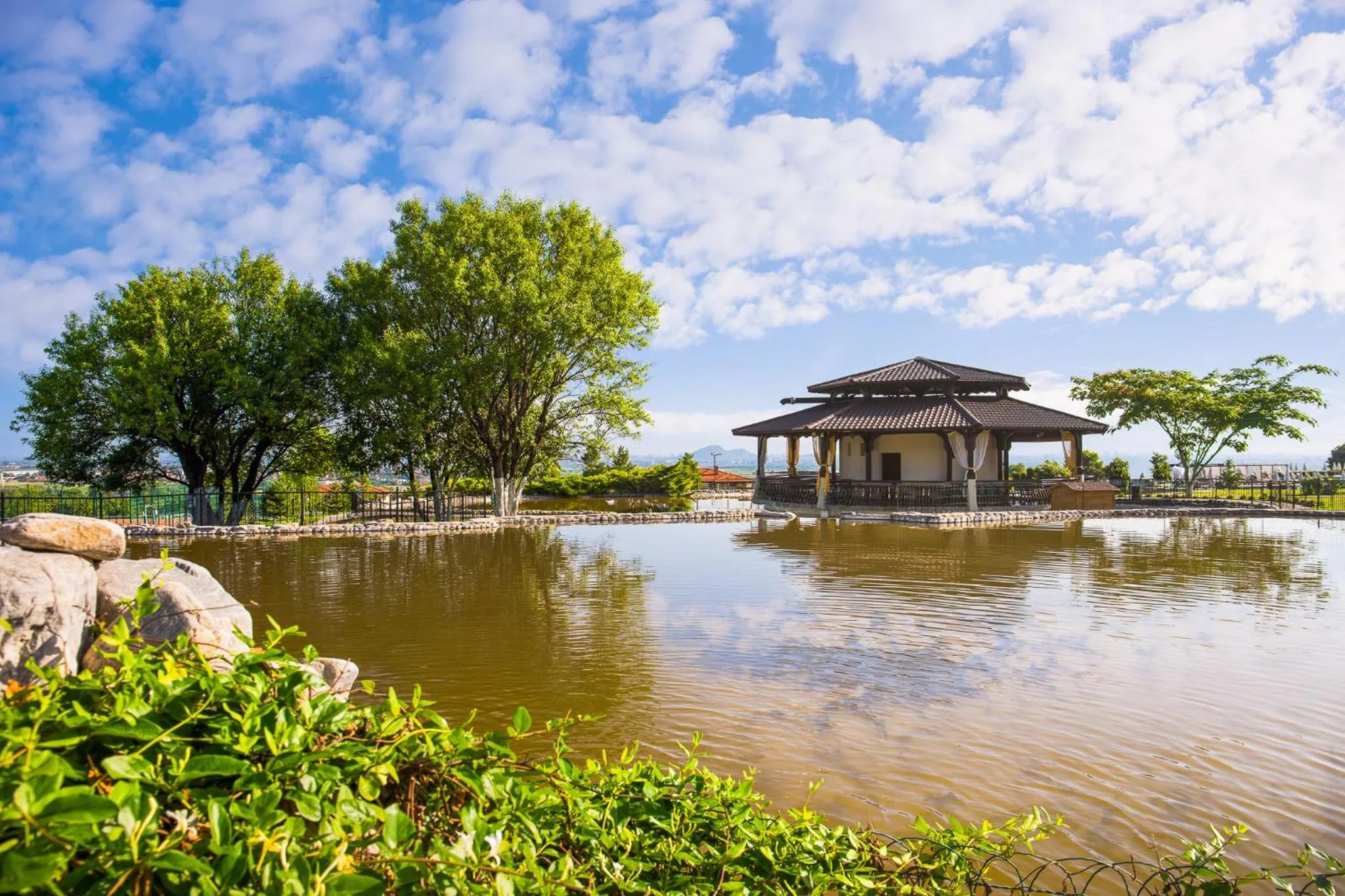Lake view in Park & Spa Hotel Markovo