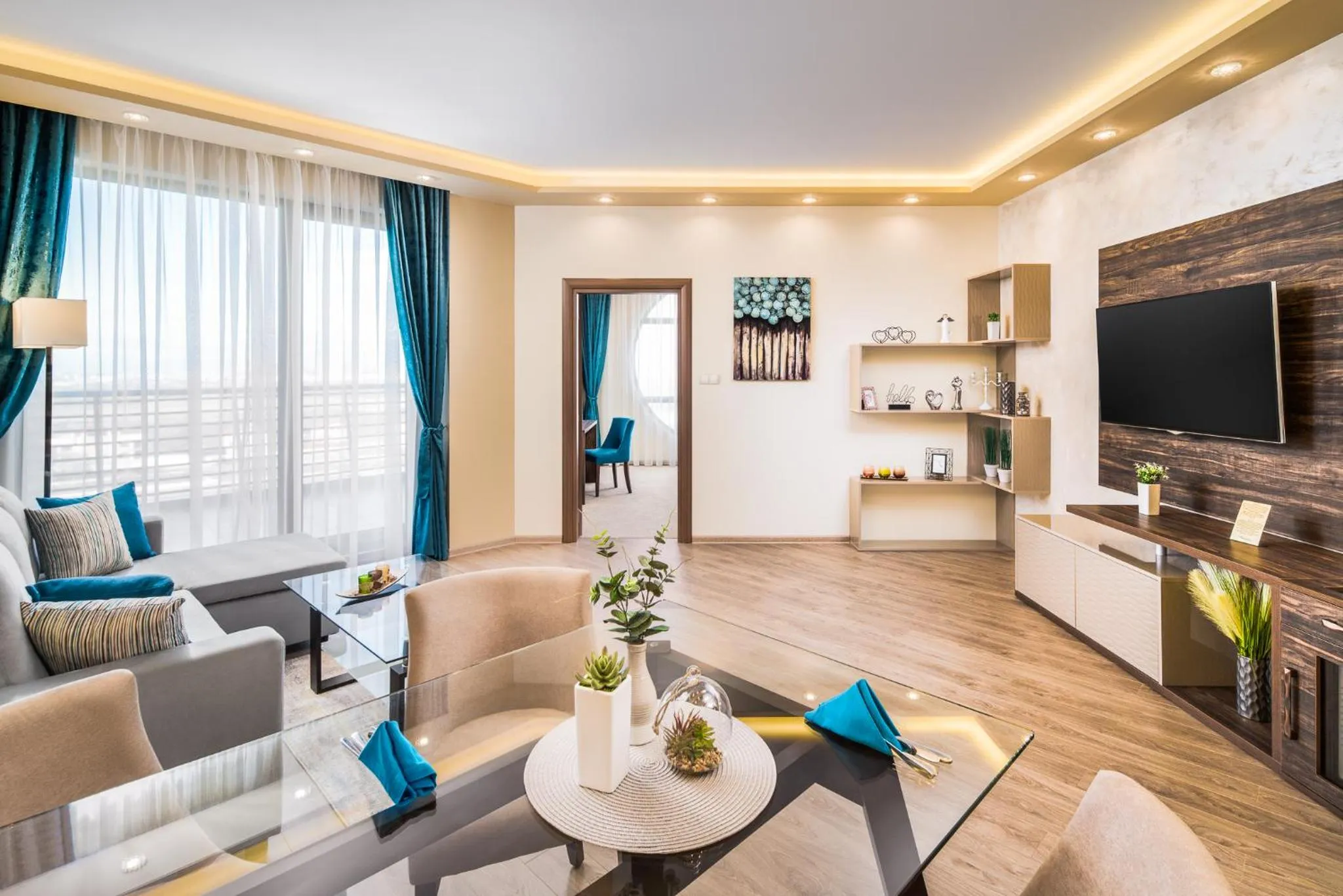 Communal lounge/ TV room in Park & Spa Hotel Markovo