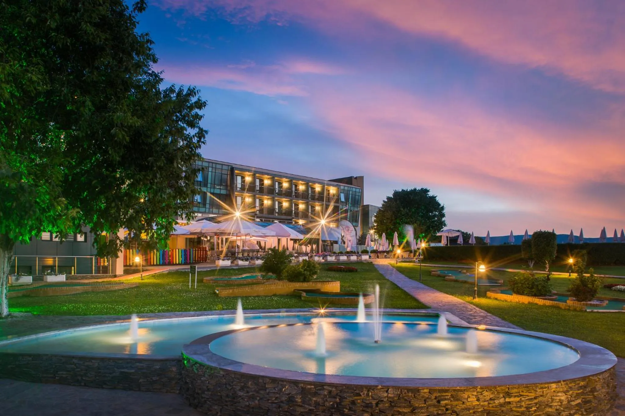 Property building in Park & Spa Hotel Markovo