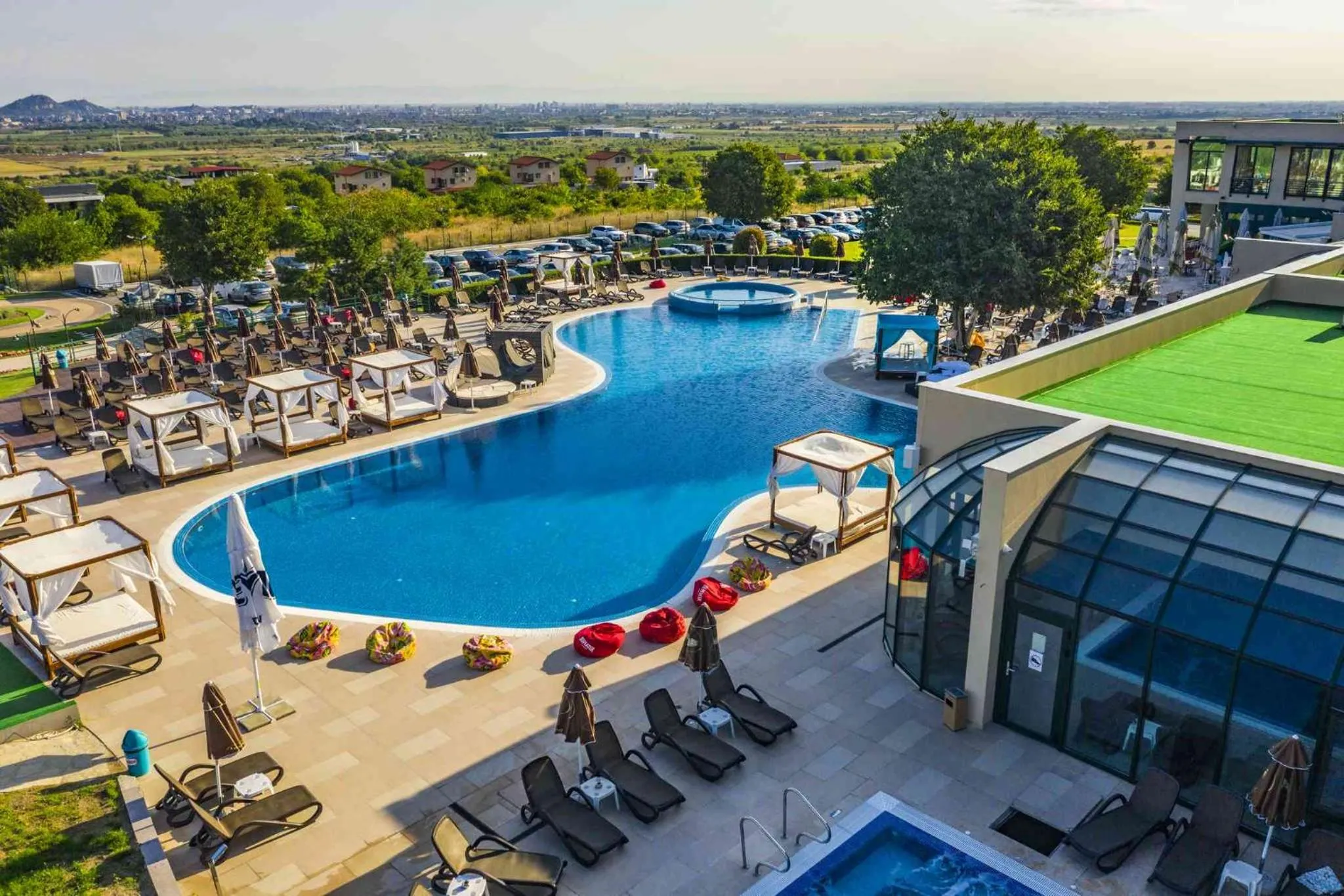 Swimming pool in Park & Spa Hotel Markovo